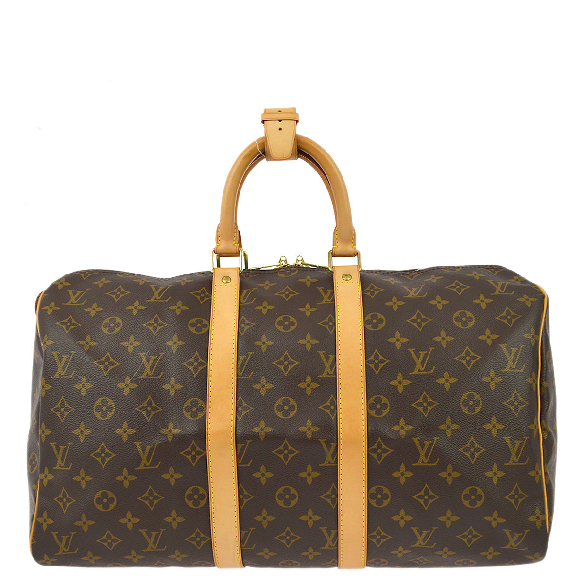 Louis Vuitton Monogram Keepall 45 Travel Duffle Handbag