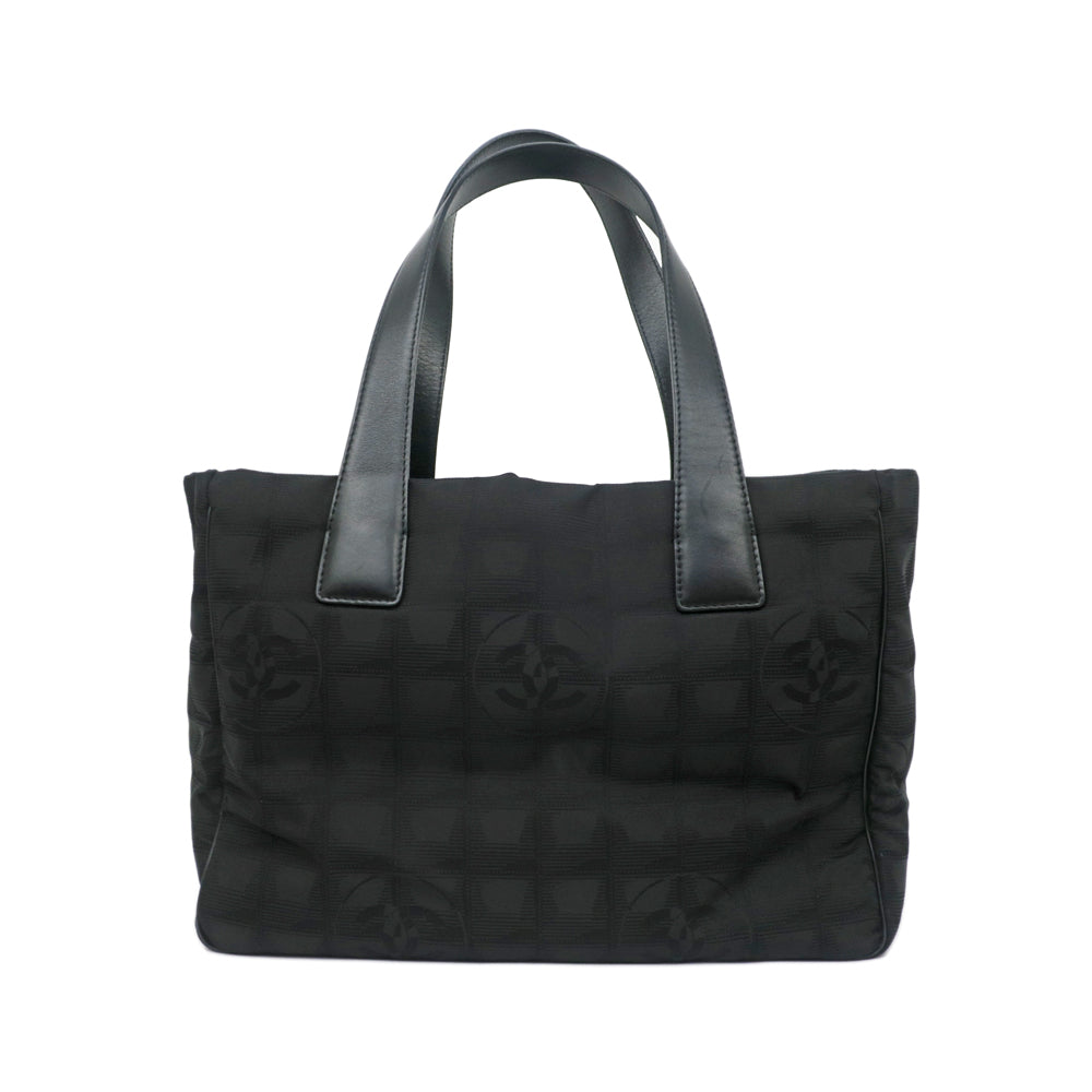 CHANEL CHANEL NEW LABEL TORTOT PM G Black Black Handbag Nylon Women - Product Image 2