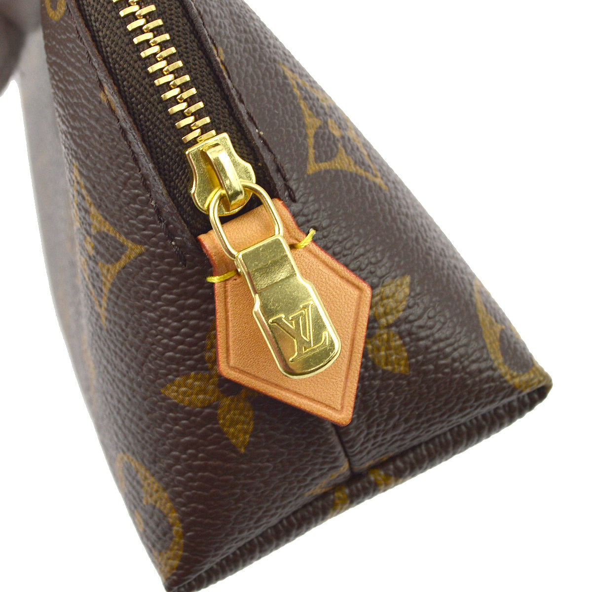 Louis Vuitton Monogram Pochette Cosmetic Pouch in Brown