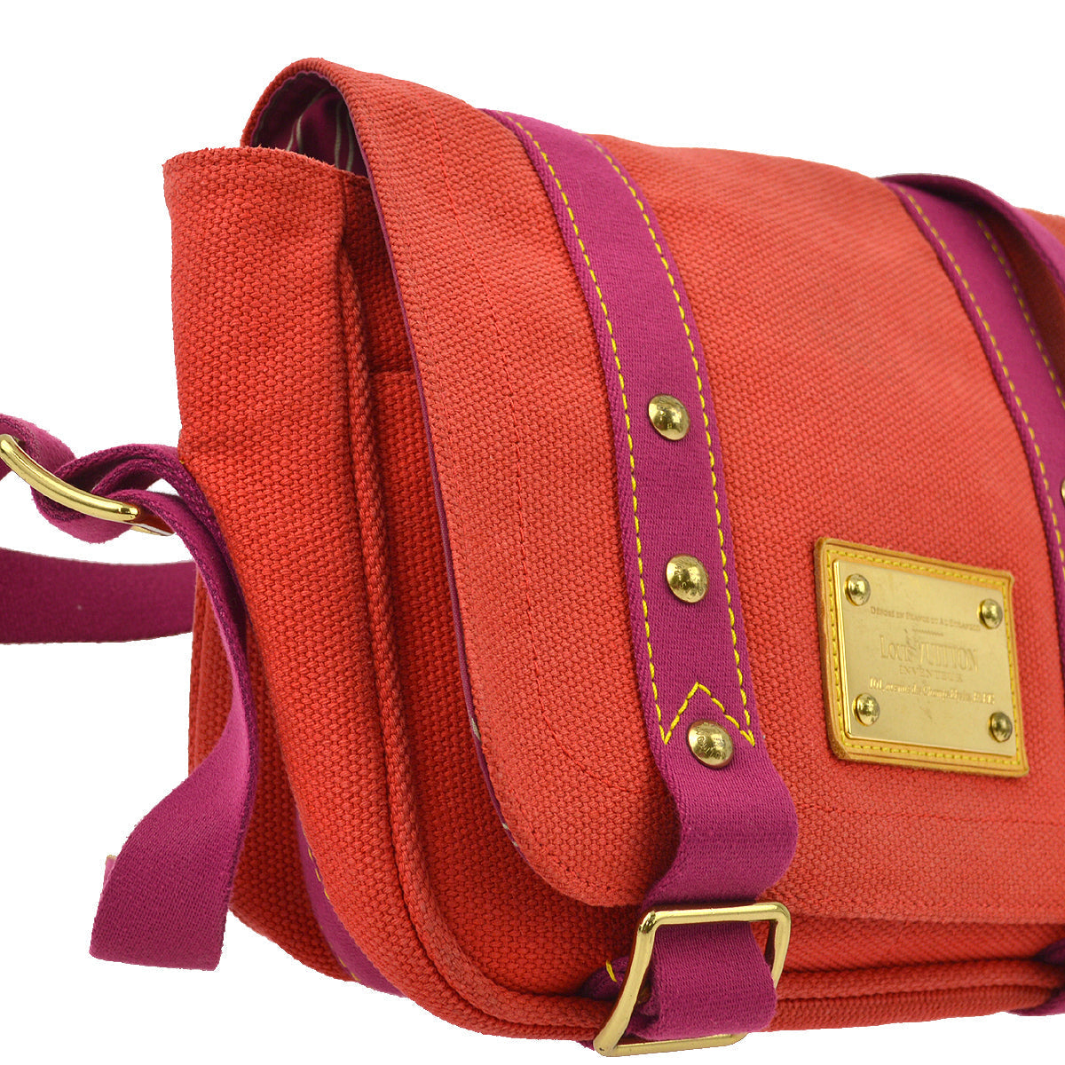 Louis Vuitton Red Antigua Besace PM Shoulder Bag in Red