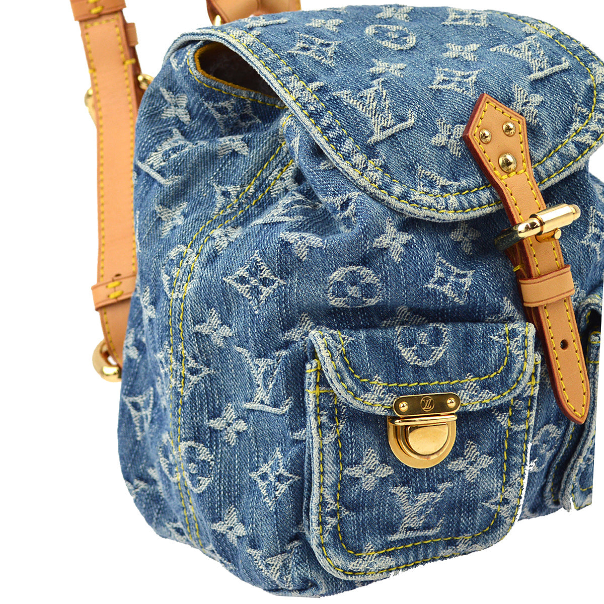 Louis Vuitton * Monogram Denim Sac a Dos PM