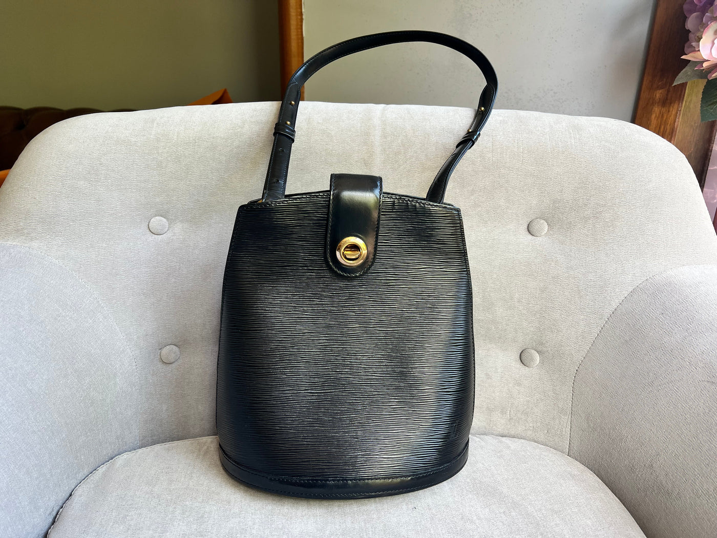Louis Vuitton Black Epi Leather Cluny | Studio Nafay
