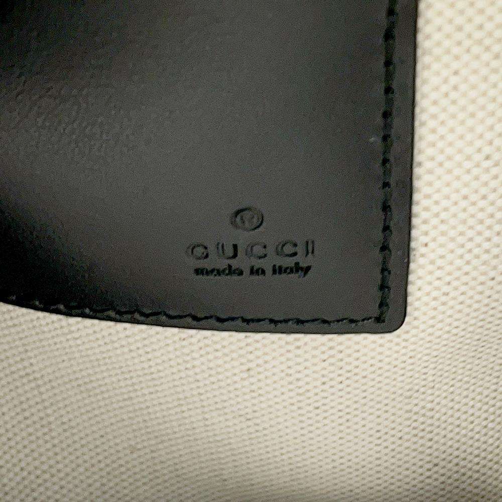GUCCI GG embossed Clutch Bag Black 625569 Leather - Product Image 15