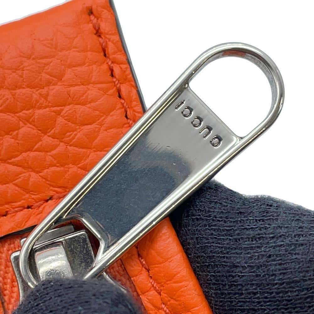 GUCCI jumbo GG messenger bag Orange 696009 Leather - Product Image 8