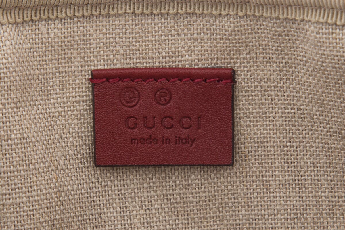 Gucci Microguccissima Red Leather Clutch Bag - Product Image 6