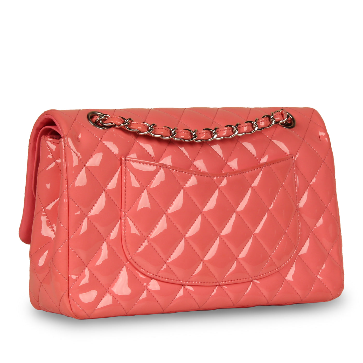 Classic Flap Bag Medium - Pink Patent - Product Image 2