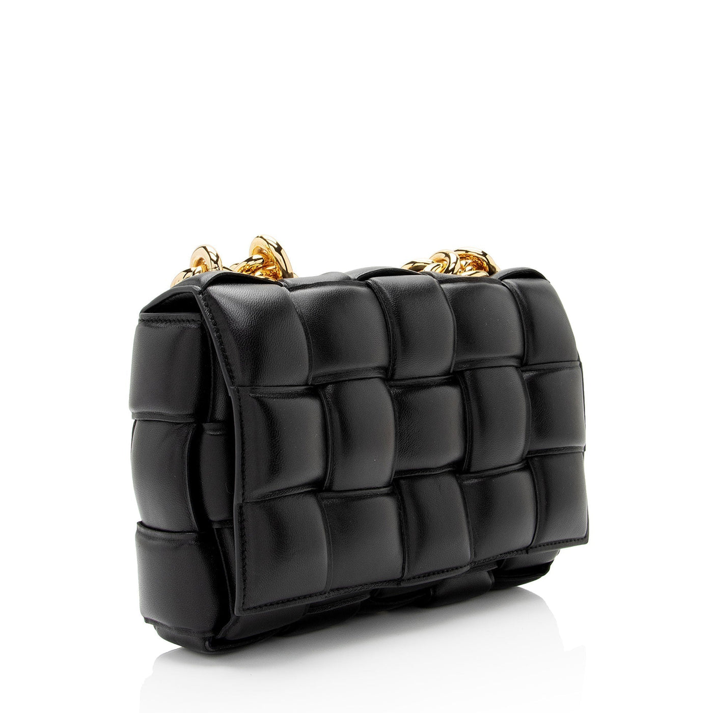 Bottega Veneta Lambskin Cassette Chain Maxi Shoulder Bag - Product Image 2