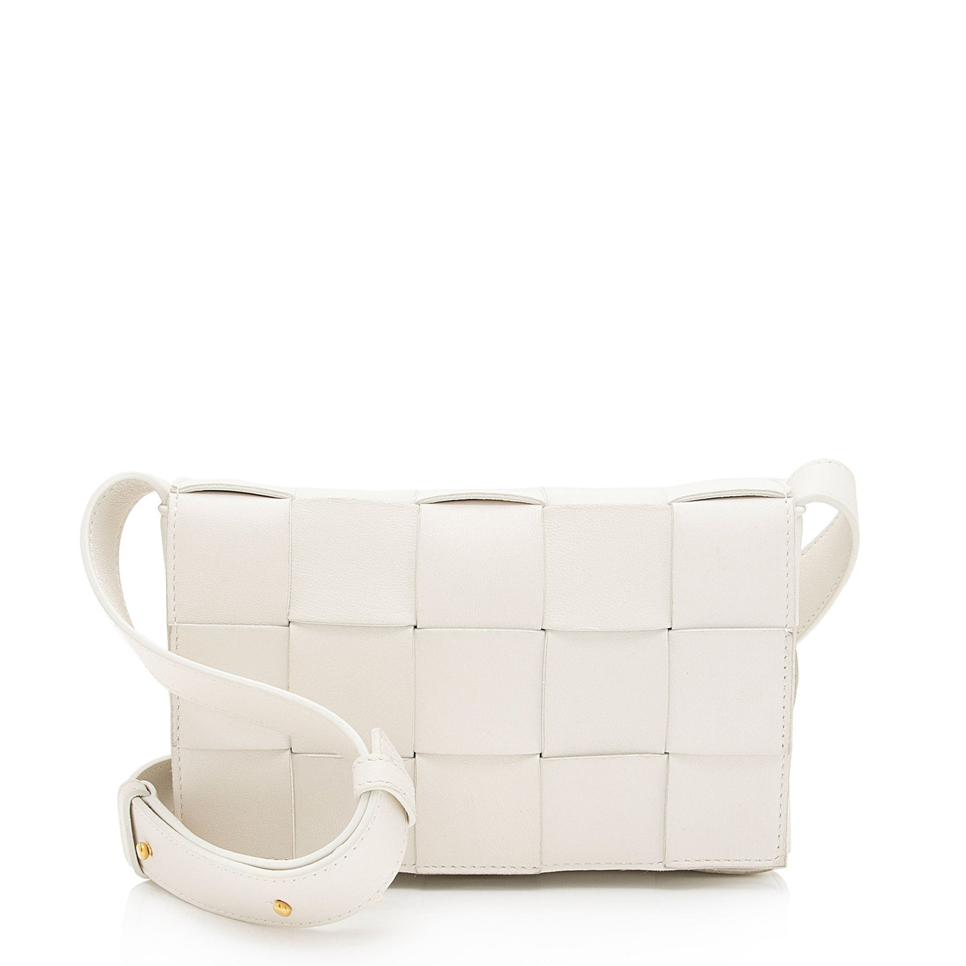 Bottega Veneta Lambskin Cassette Small Crossbody | Studio Nafay