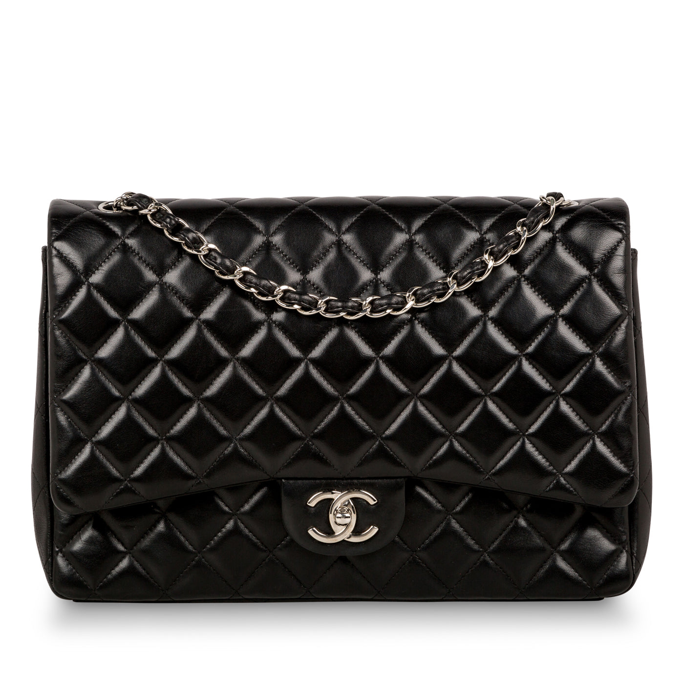 Classic Flap Bag - Black Maxi - Product Image 10