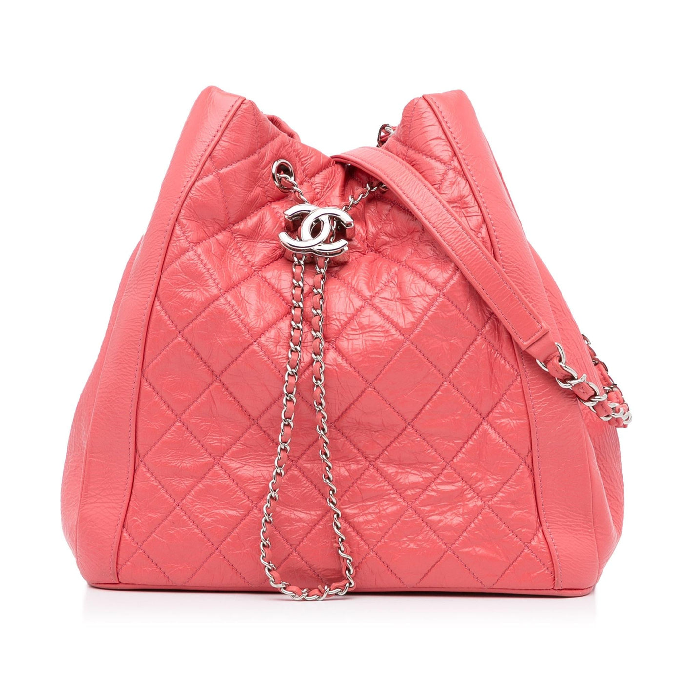 Chanel CC Chain Drawstring Bucket Bag | Studio Nafay