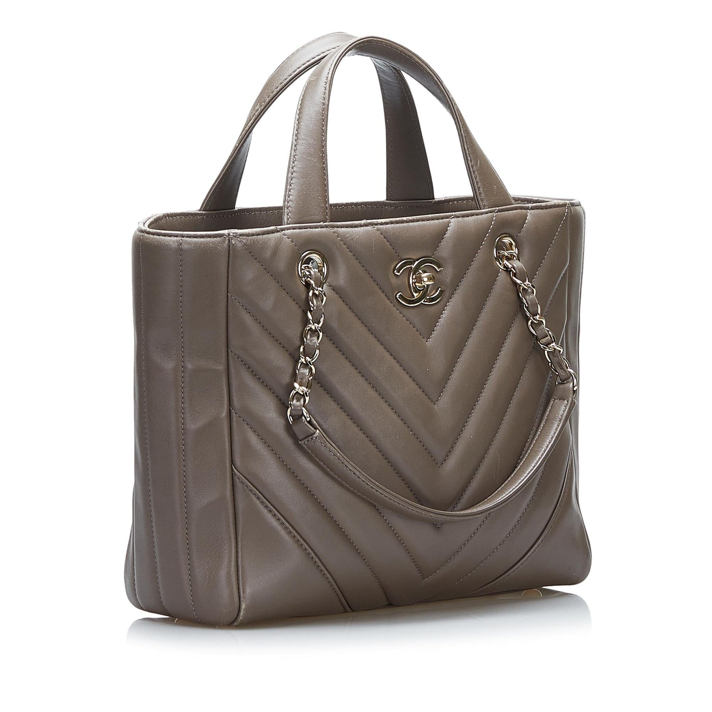 Chanel CC Chevron Satchel | Studio Nafay