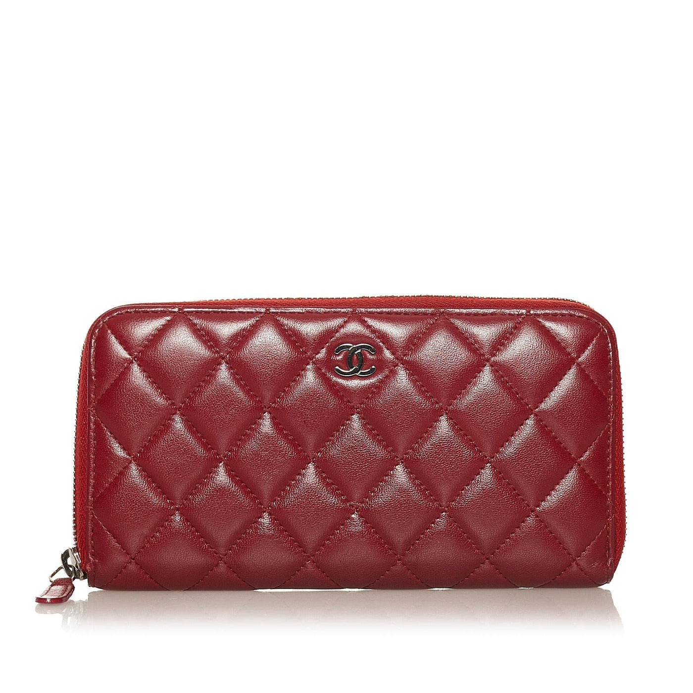 Chanel CC Matelasse Lambskin Leather Wallet | Studio Nafay