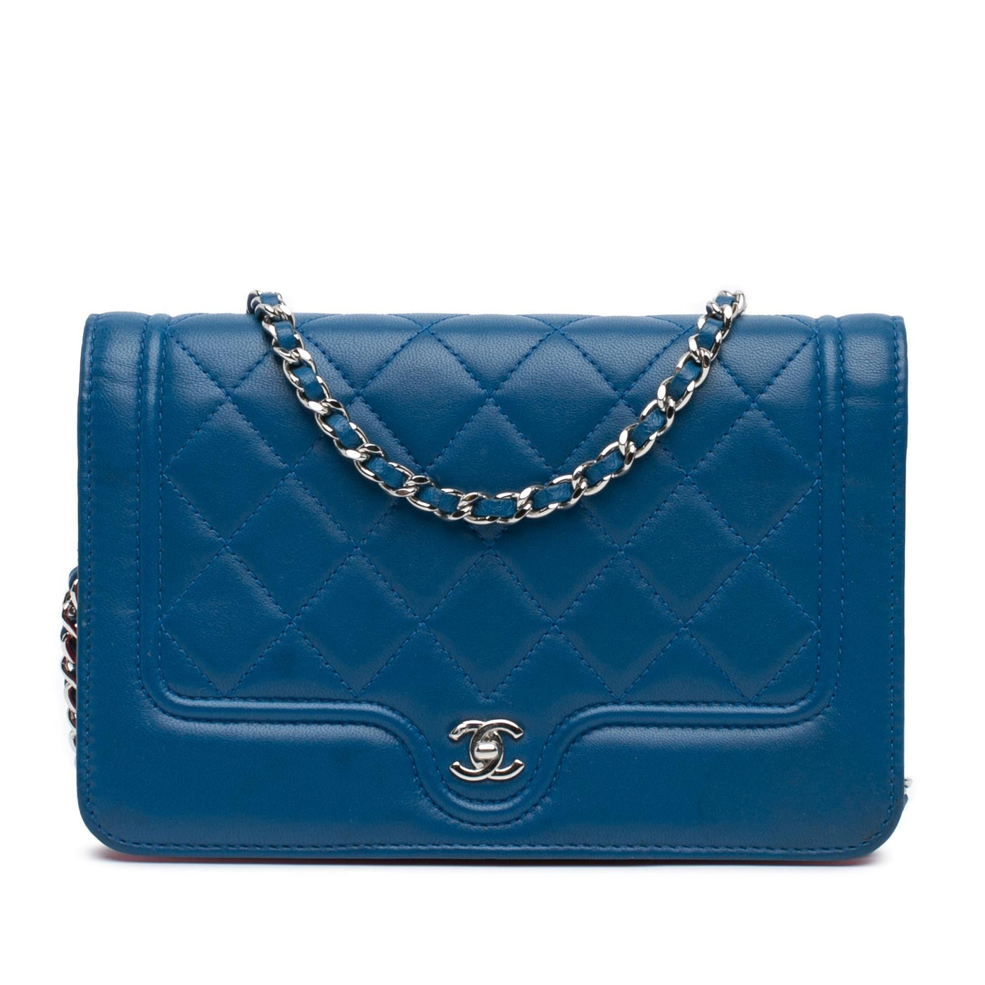 Chanel CC Quilted Lambskin Wallet On Chain | Studio Nafay