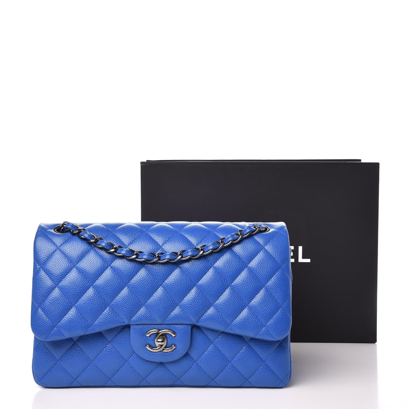 CHANEL Caviar Quilted Jumbo Double Flap | Studio Nafay