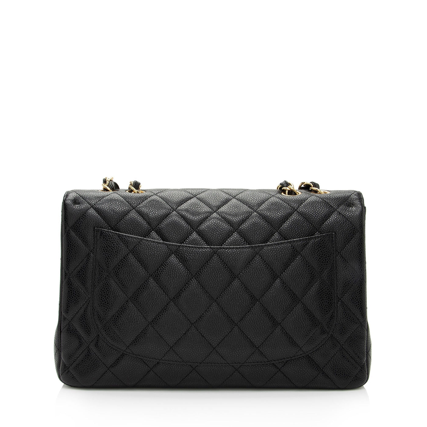 Chanel Caviar Leather Classic Jumbo Single Flap Bag - Product Image 2