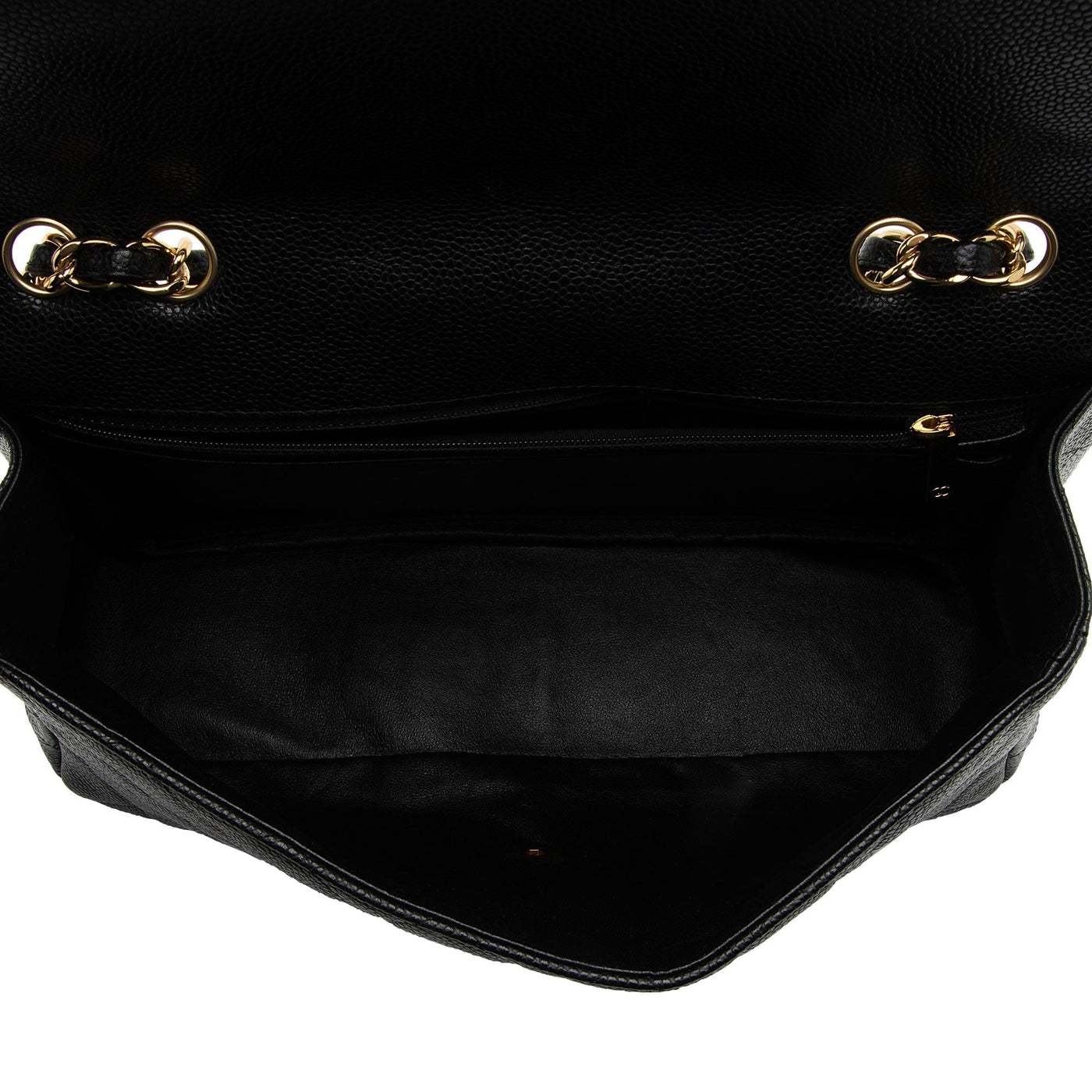 Chanel Caviar Leather Classic Jumbo Single Flap Bag - Product Image 6
