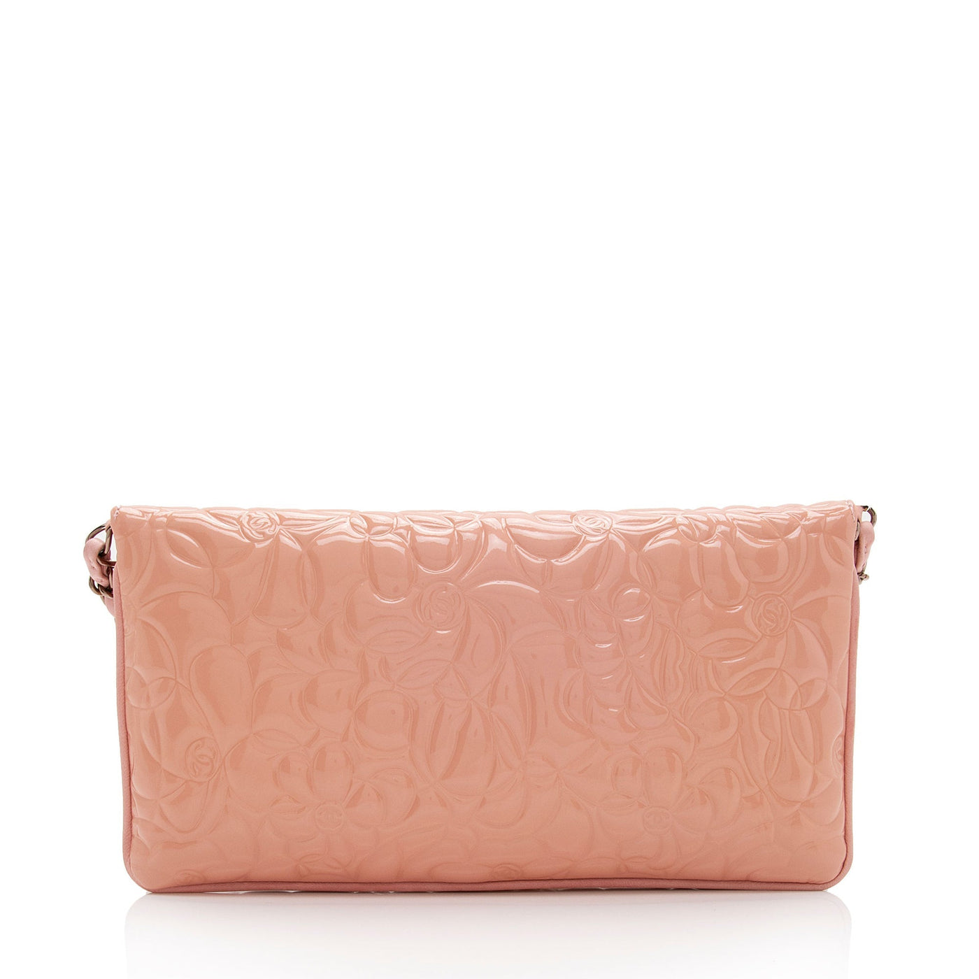 Chanel Patent Leather Camellia Classic Single Flap Bag - Product Image 3