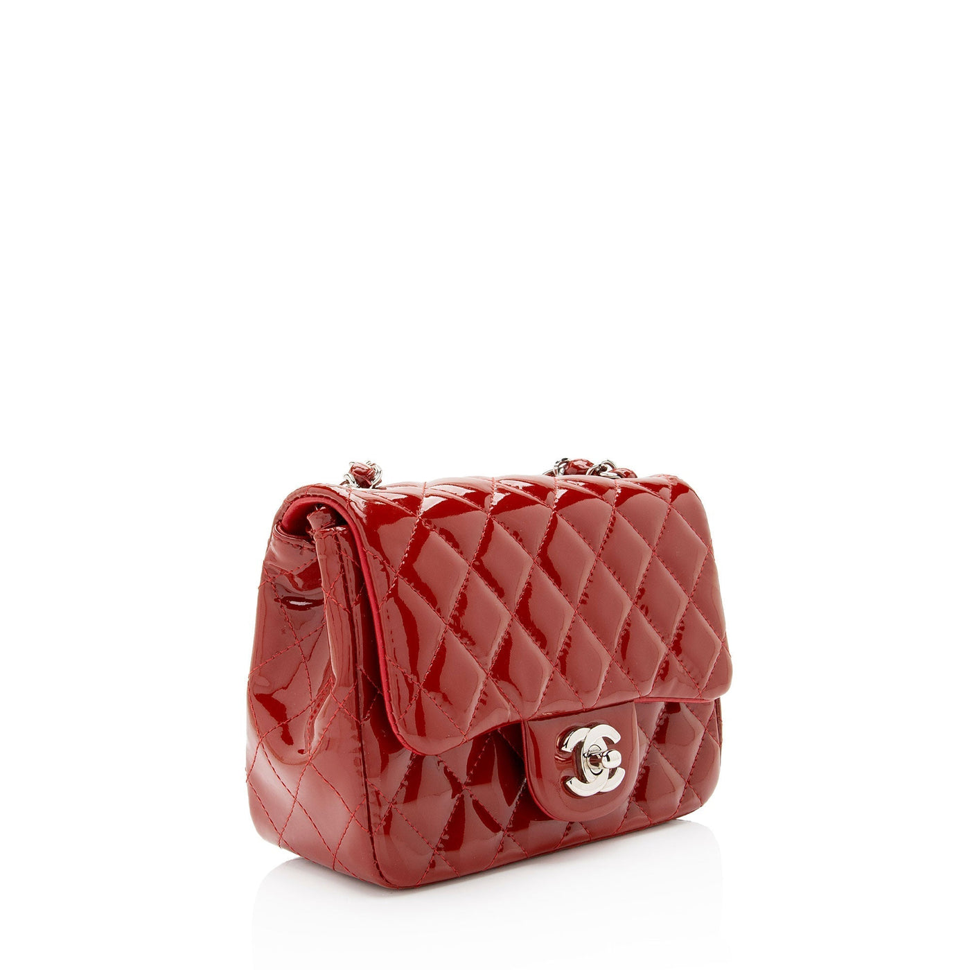 Chanel Patent Leather Classic Square Mini Flap Bag - Product Image 2