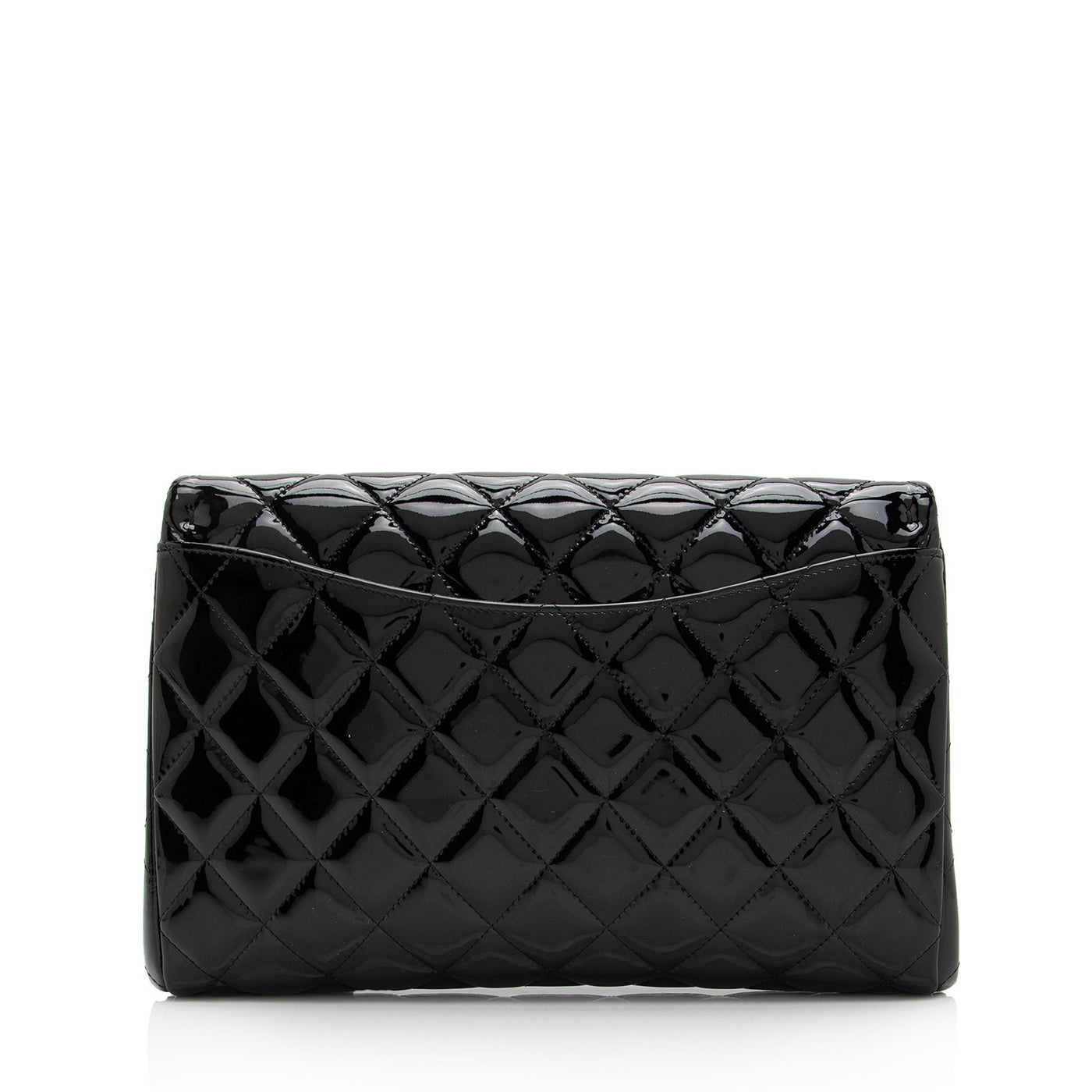 Chanel Patent Leather Flap Clutch on Chain - Product Image 3