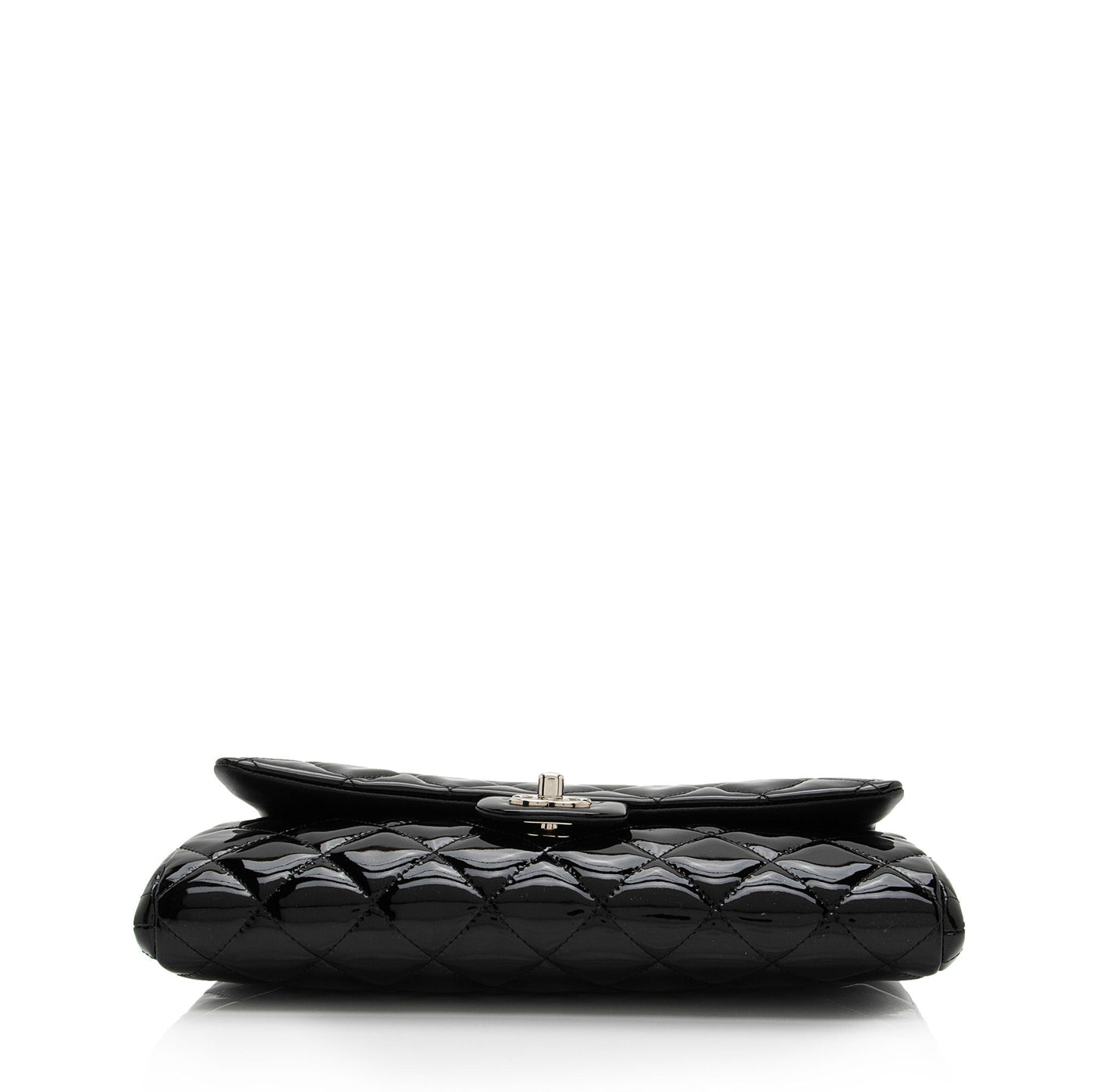 Chanel Patent Leather Flap Clutch on Chain - Product Image 4
