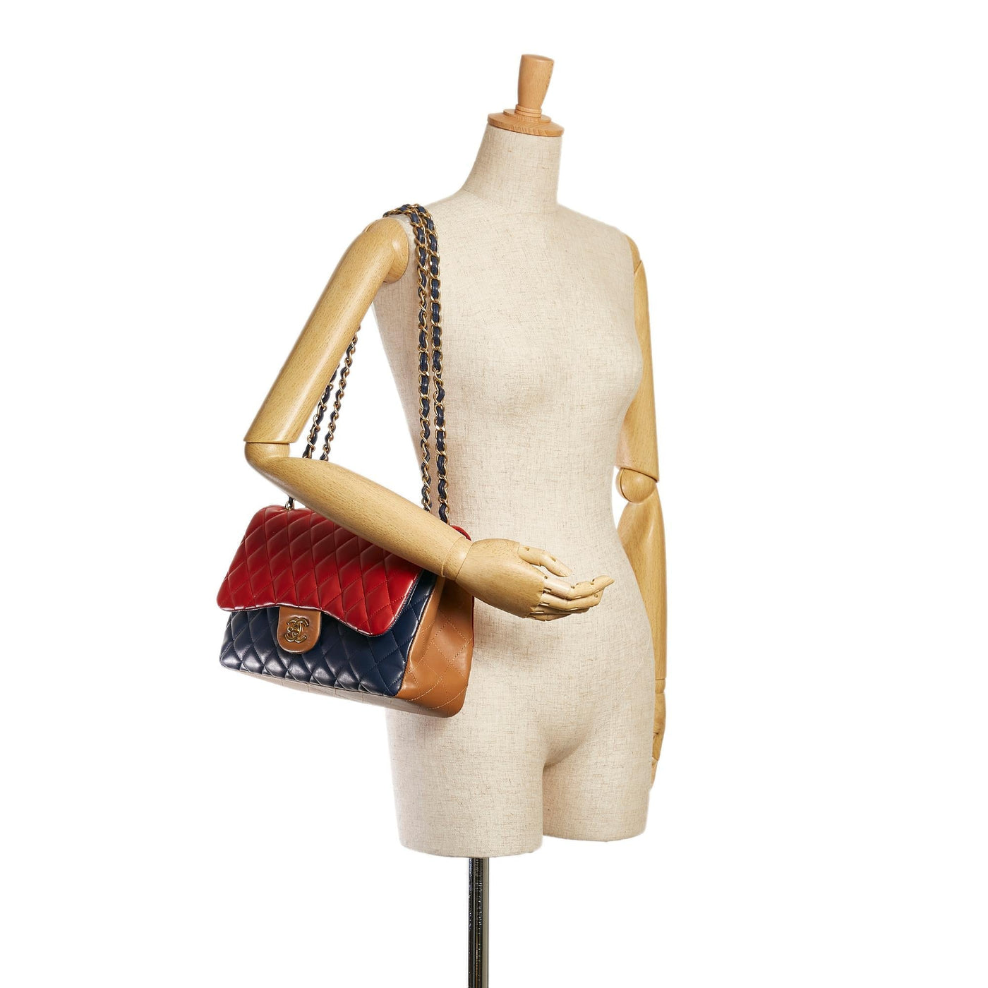 Chanel Tricolor Medium Classic Double Flap bag - Product Image 4