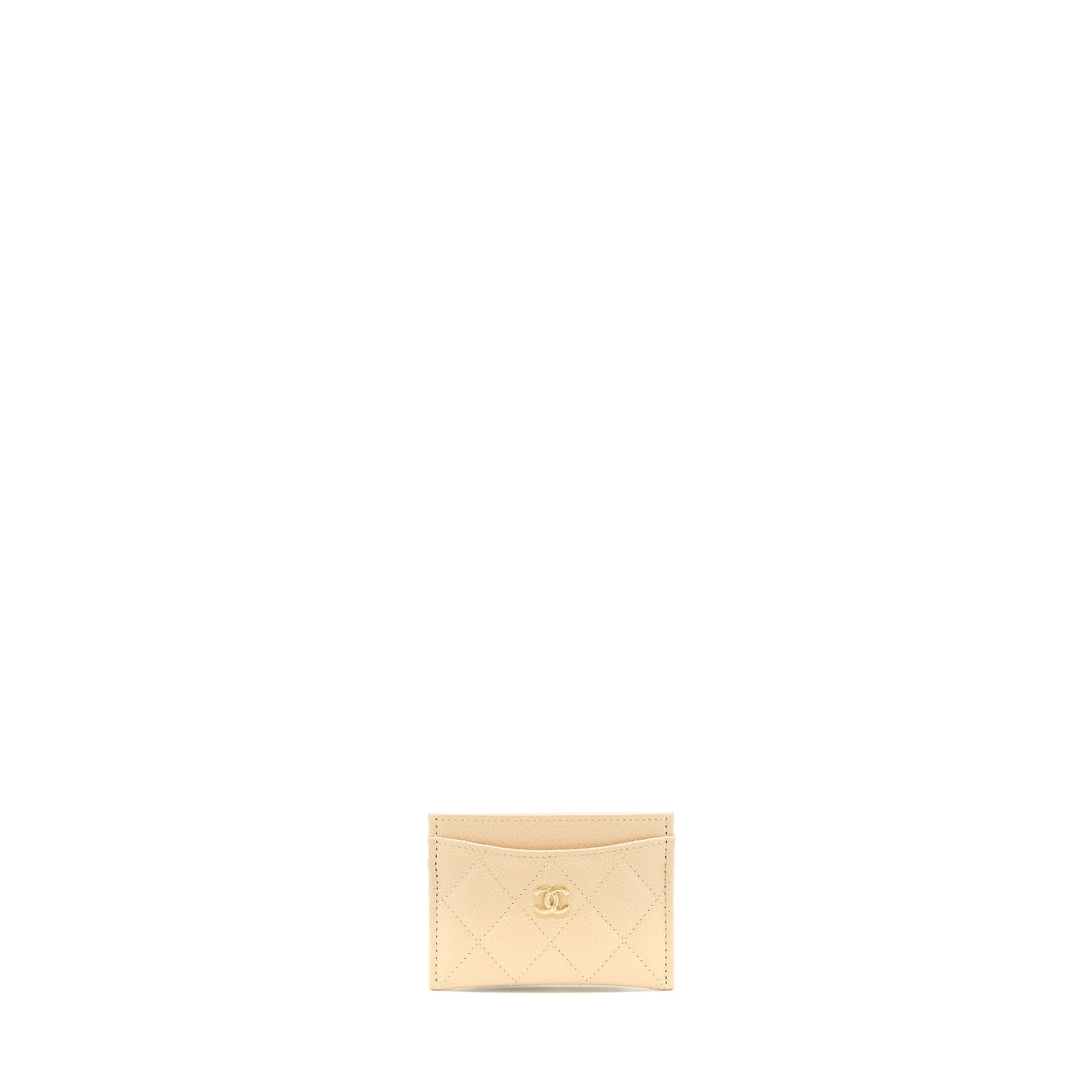 Chanel Card Holder Caviar beige GHW - Product Image 2