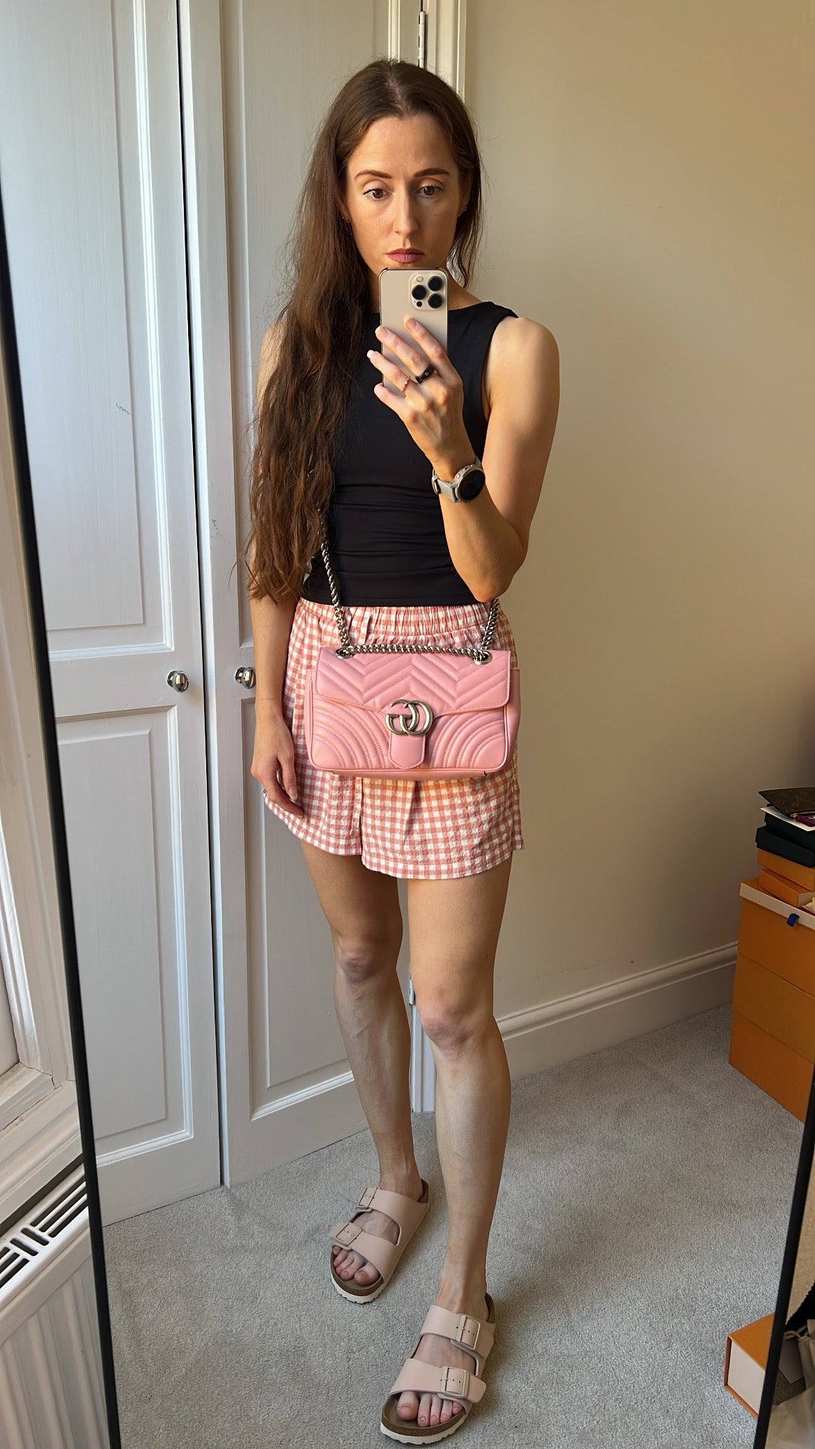 Gucci GG Pale Pink Marmont Small Shoulder Bag (RRP £ ) - Product Image 3