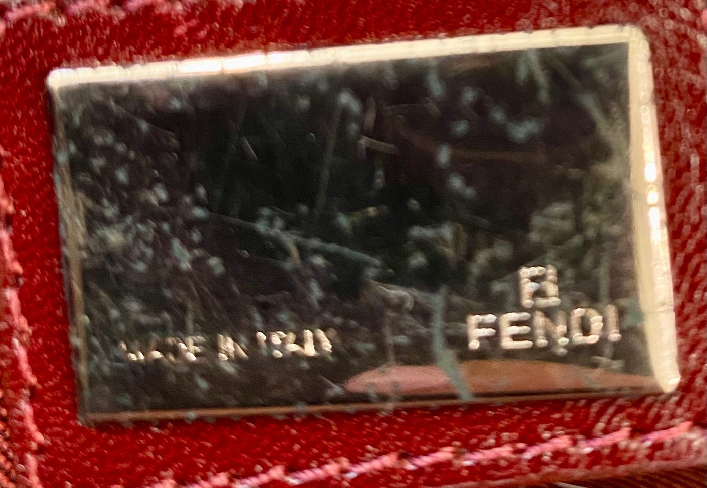 FENDI ZUCCHINO MAMA BAGUETTE SHOULDER BAG - Product Image 4