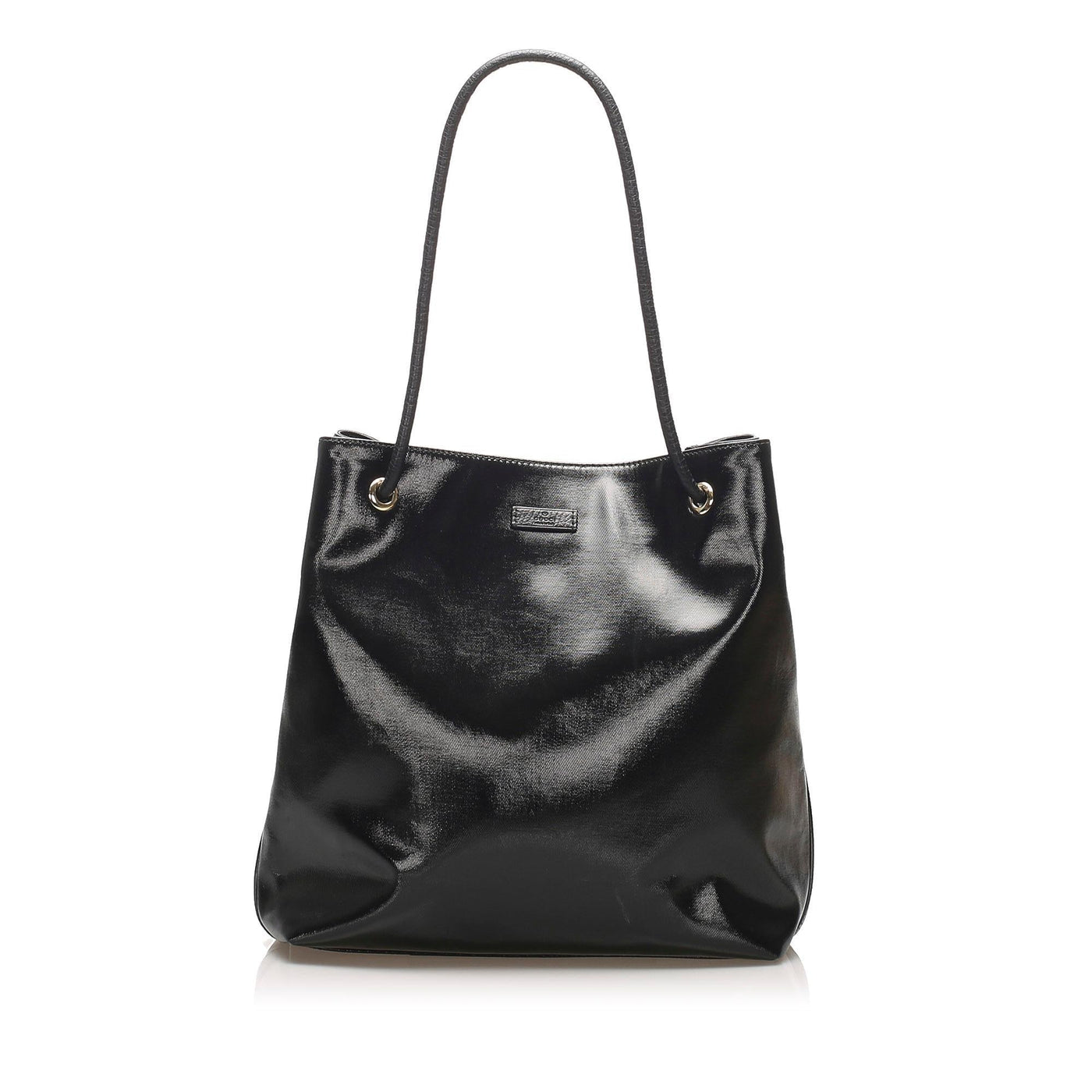 Gucci Patent Leather Gifford Tote Bag | Studio Nafay