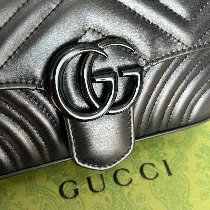 Gucci GG Marmont All Black Bag - Product Image 4