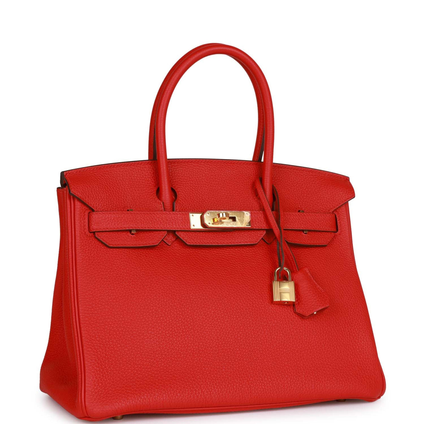 Hermes Birkin 30 Rouge de Coeur Togo Gold Hardware | Studio Nafay