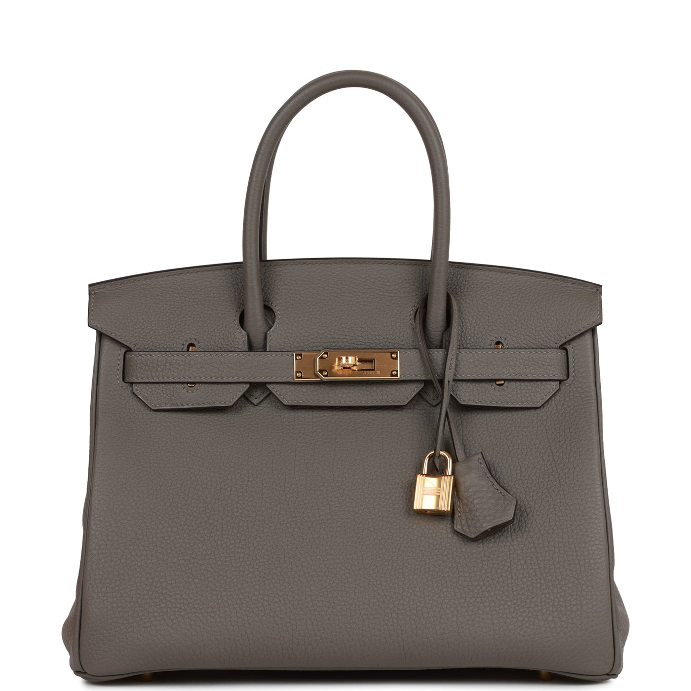 Hermes Birkin 30 Gris Meyer Togo Gold Hardware - Product Image 2