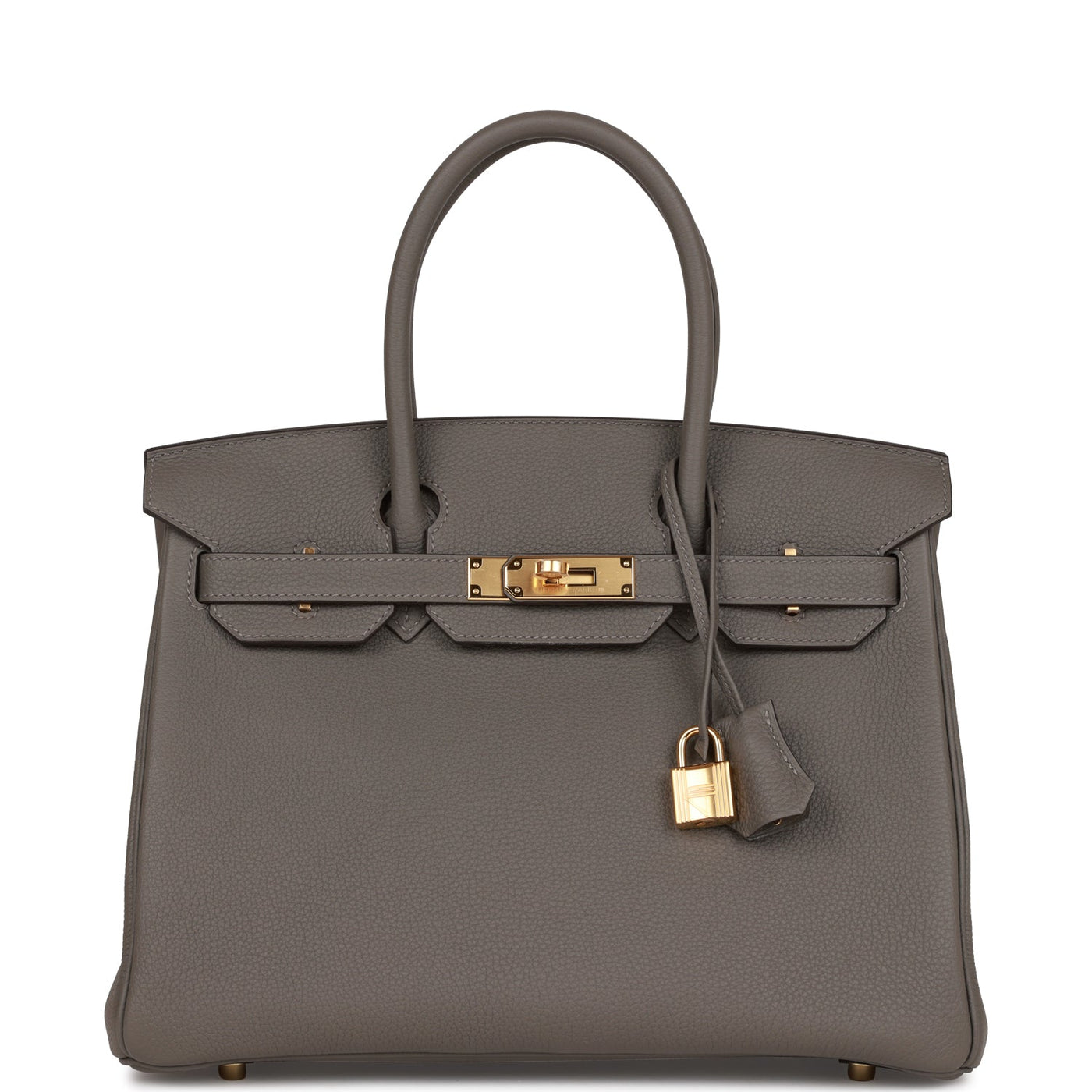 Hermes Birkin 30 Gris Meyer Togo Gold Hardware - Product Image 2