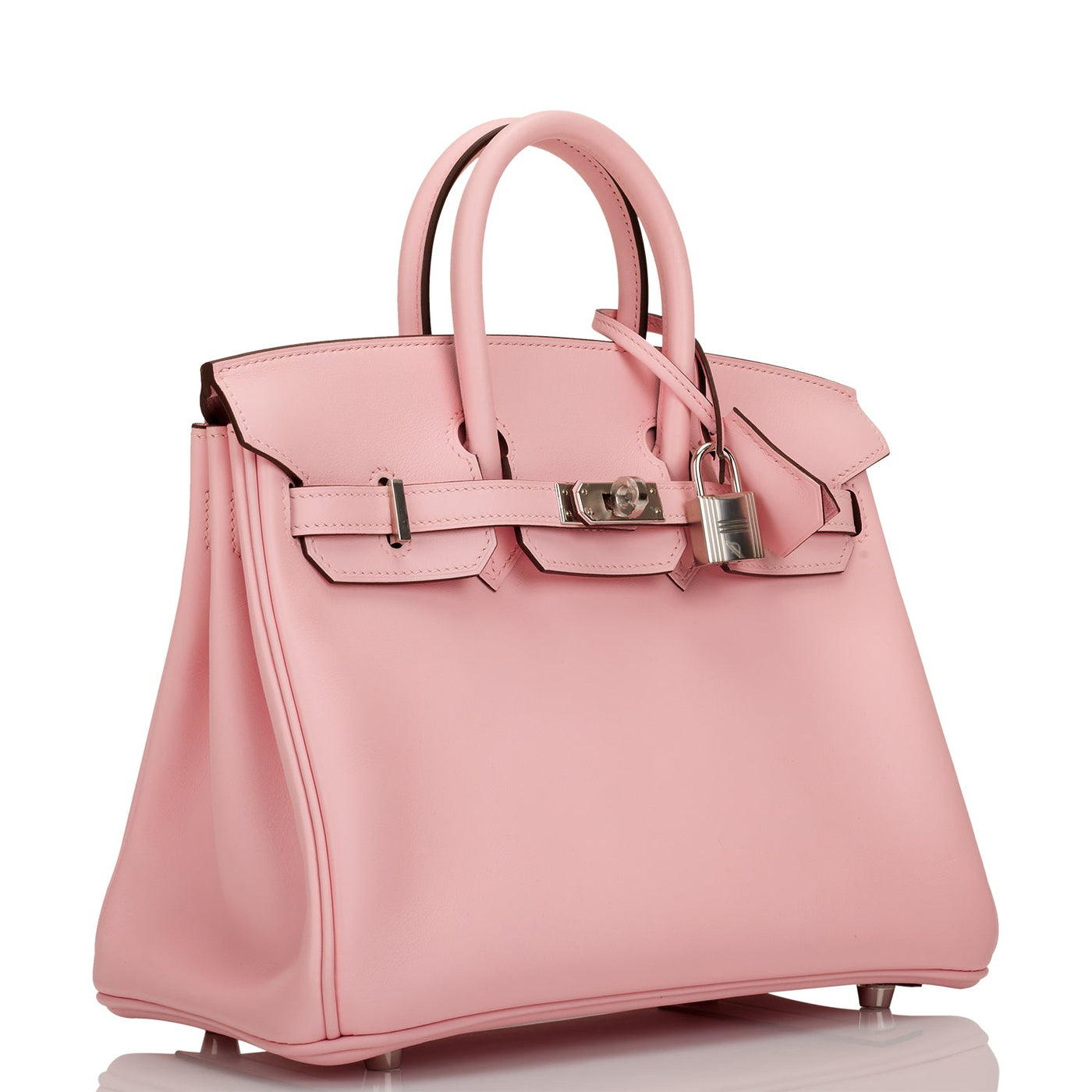 Hermes Birkin 25 Rose Sakura Jonathan Palladium Hardware | Studio Nafay