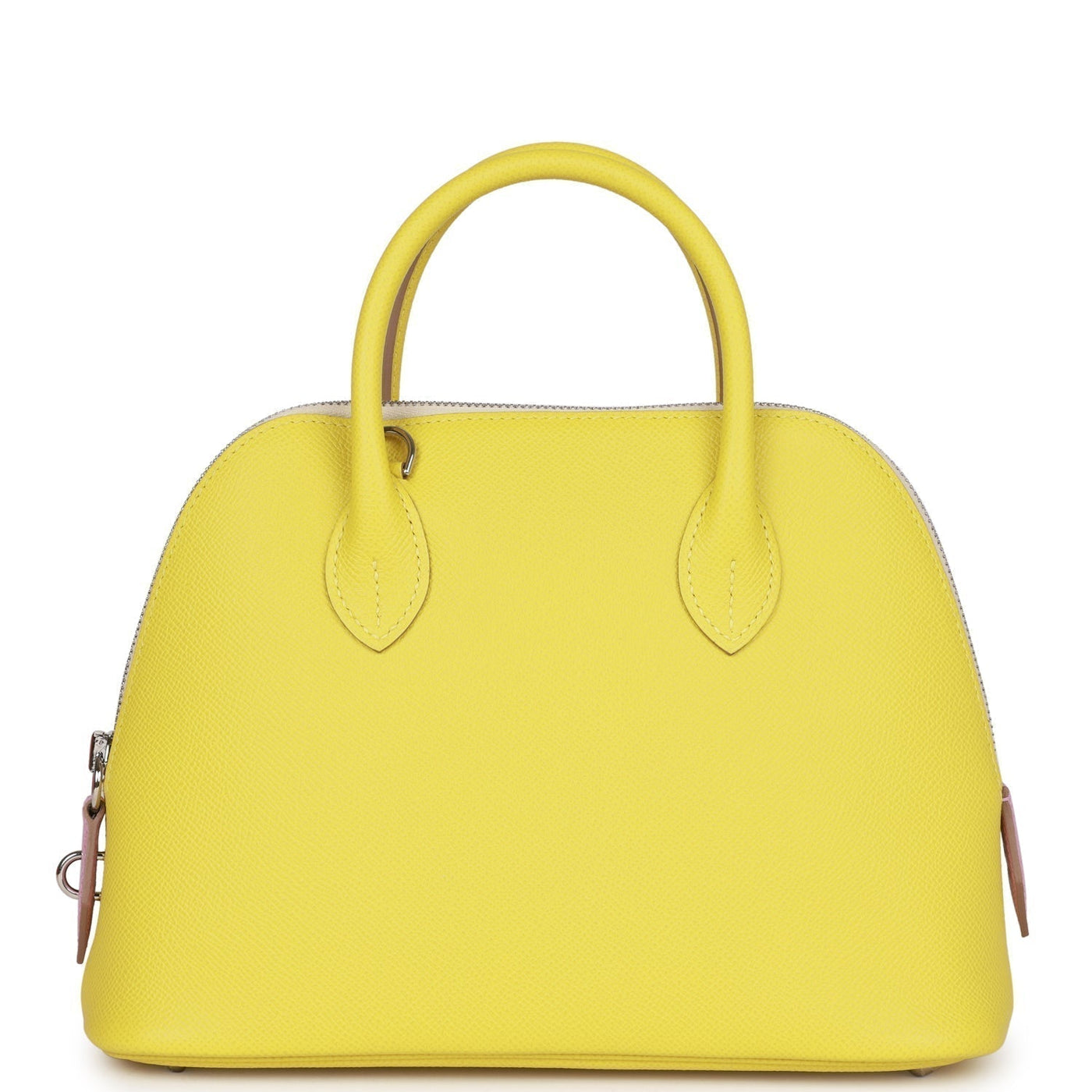 Hermes Bolide 25 Tricolor Lime, Mauve Sylvestre, and Nata Epsom Palladium Hardware - Product Image 4