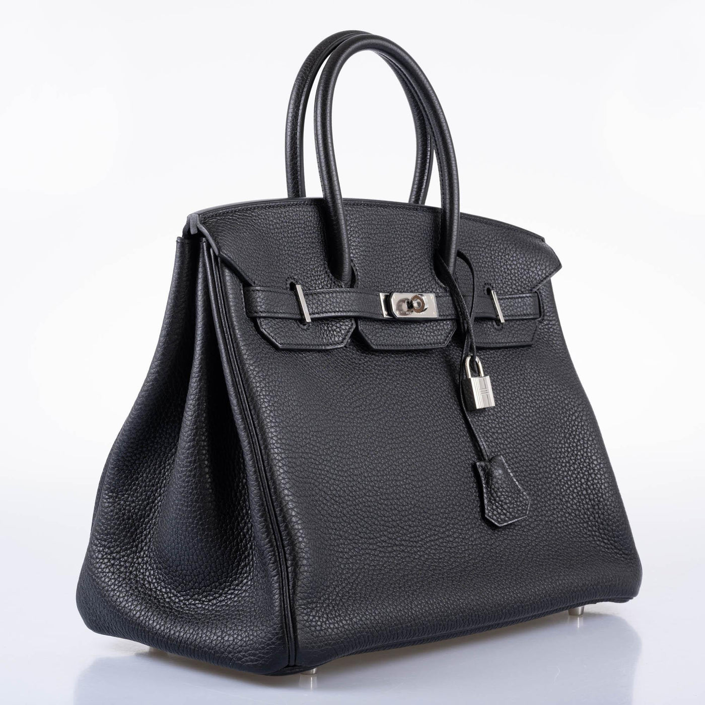 Hermes Birkin 35 Black Togo leather Palladium Hardware -, N Square - Product Image 3