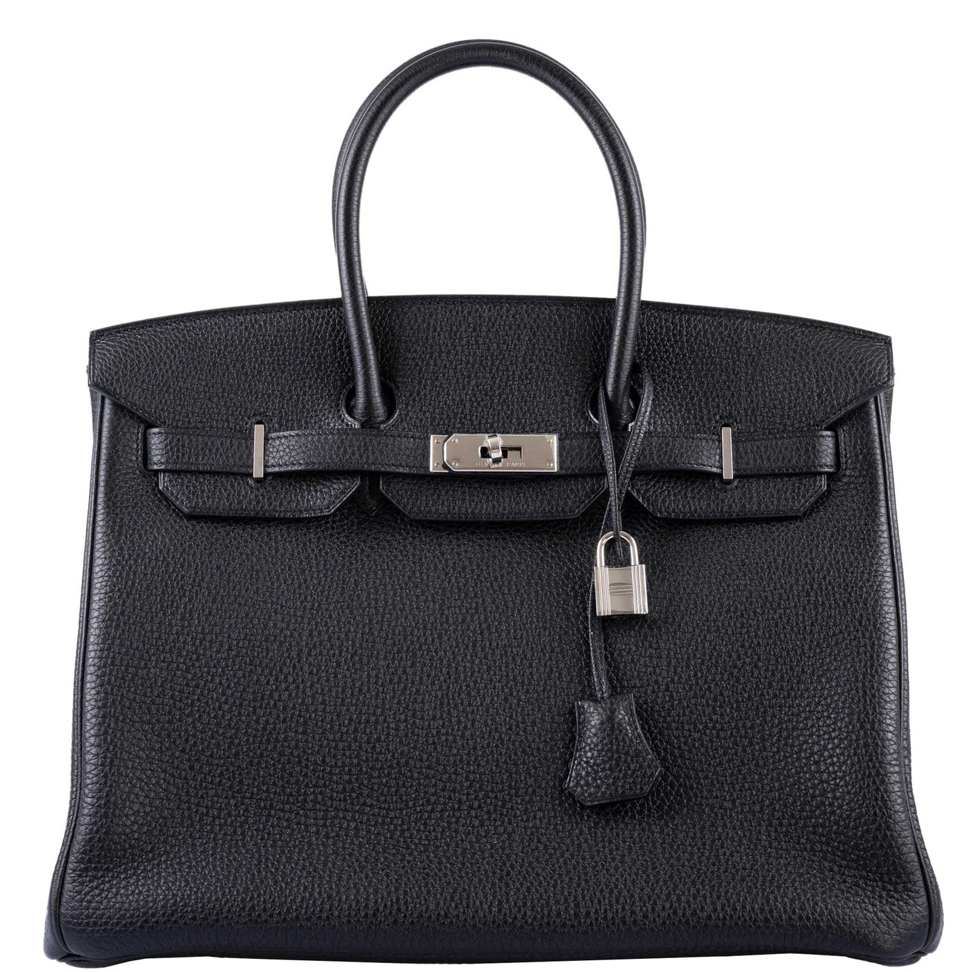 Hermes Birkin 35 Black Togo leather Palladium Hardware -, N Square - Product Image 2