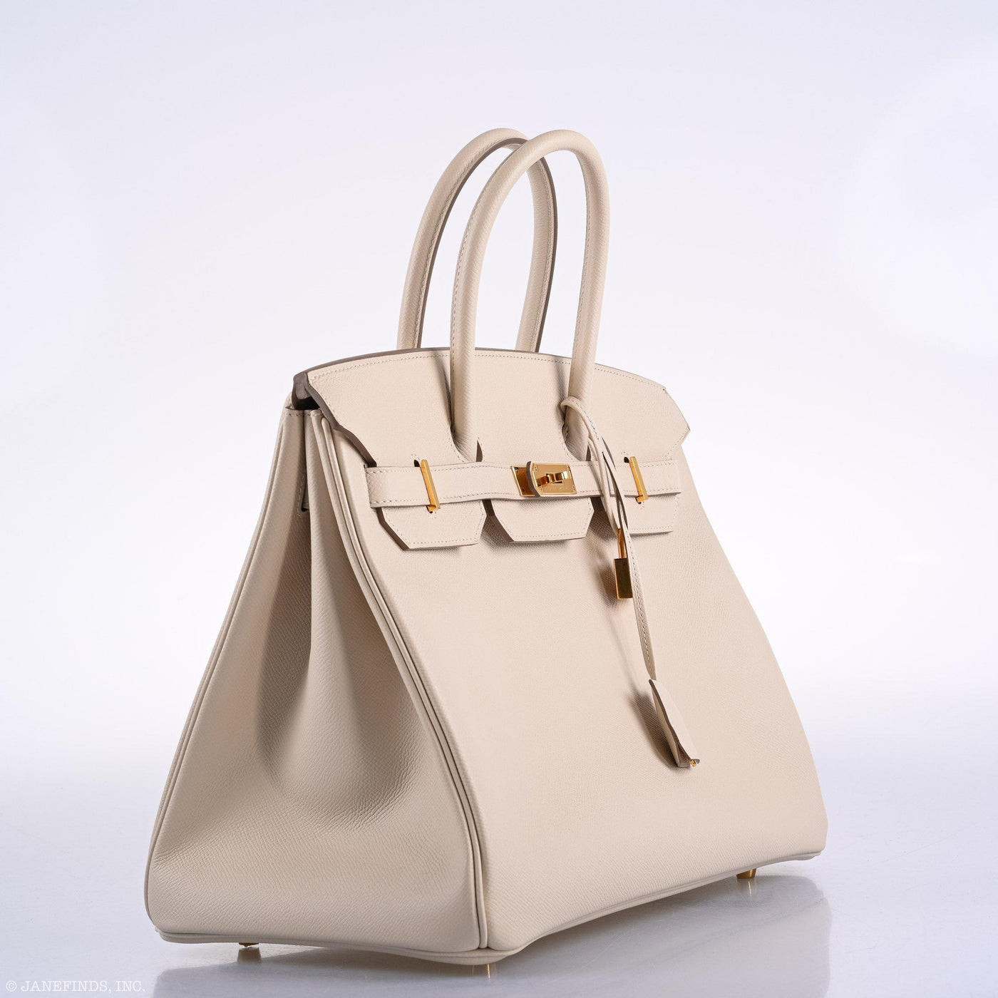Hermes Birkin 35 Craie Epsom Gold Hardware -, T - Product Image 3