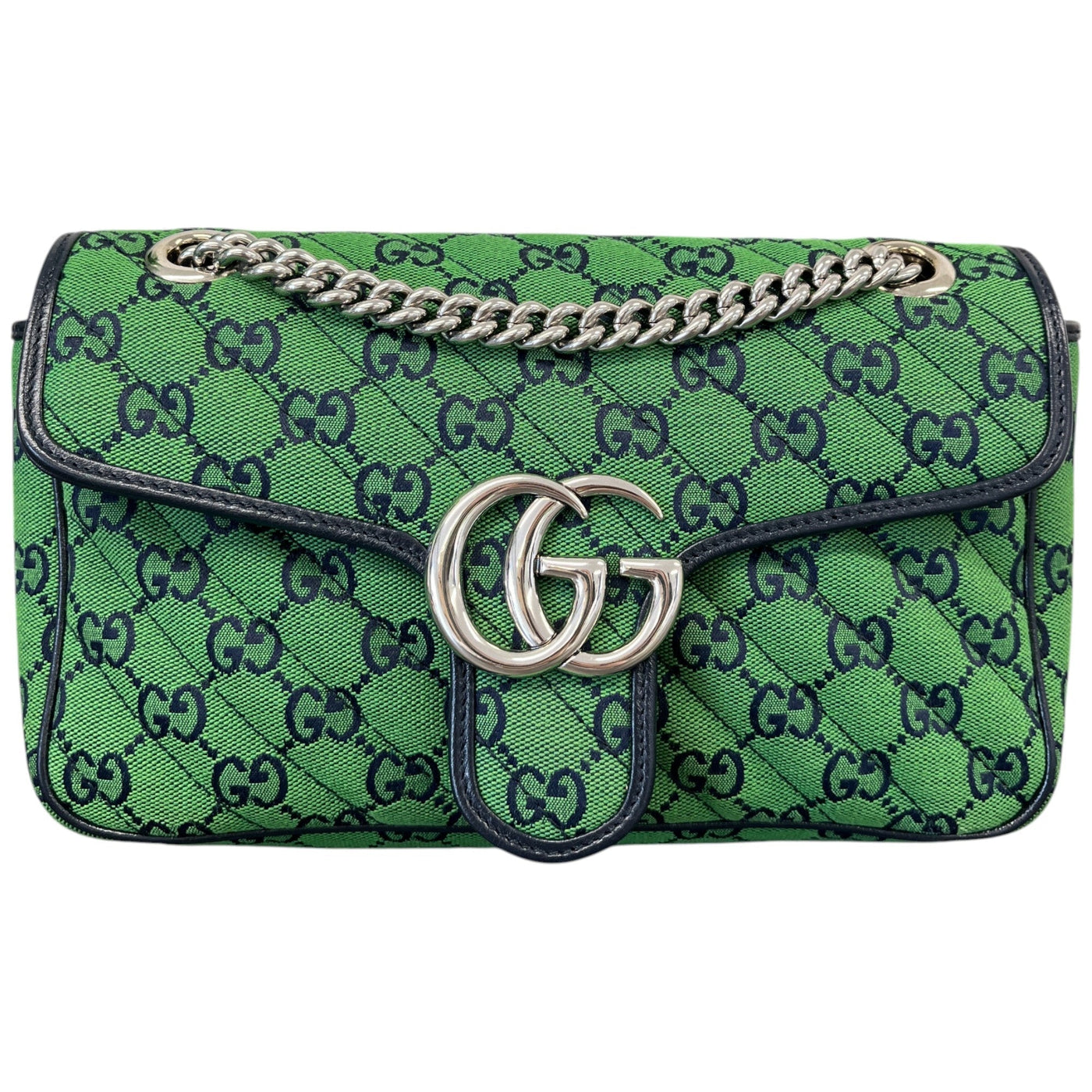 Women's Gg Supreme Marmont Handbag Green - Product Image 3