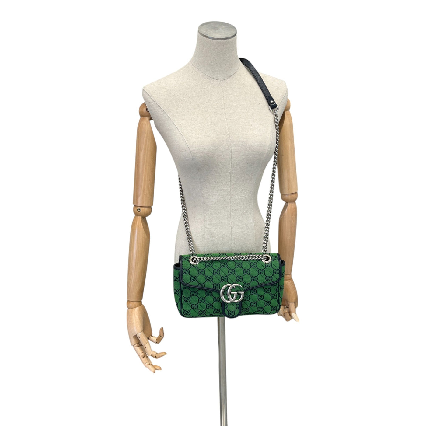 Women's Gg Supreme Marmont Handbag Green | Studio Nafay