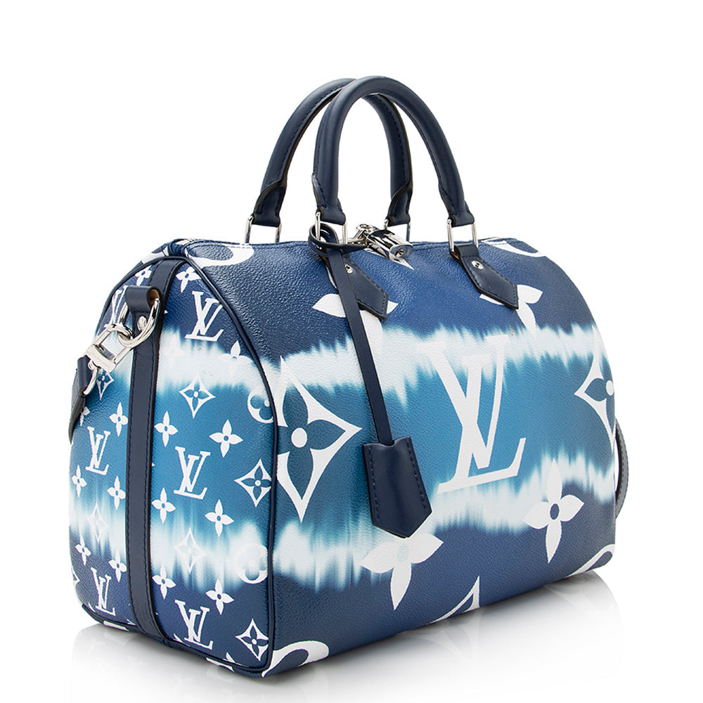 Louis Vuitton Giant Monogram Canvas Escale Speedy Bandouliere 30 Satchel | Studio Nafay