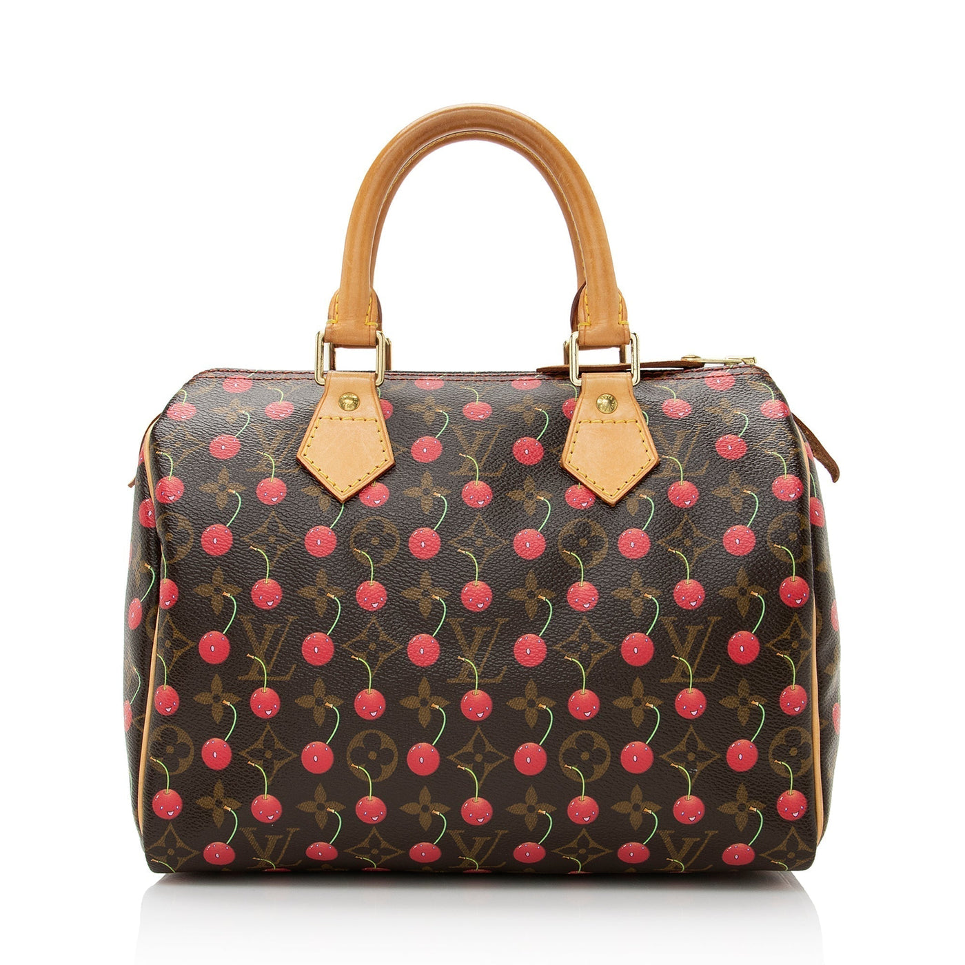 Louis Vuitton Limited Edition Cerises Speedy 25 Satchel (SHF-22166)