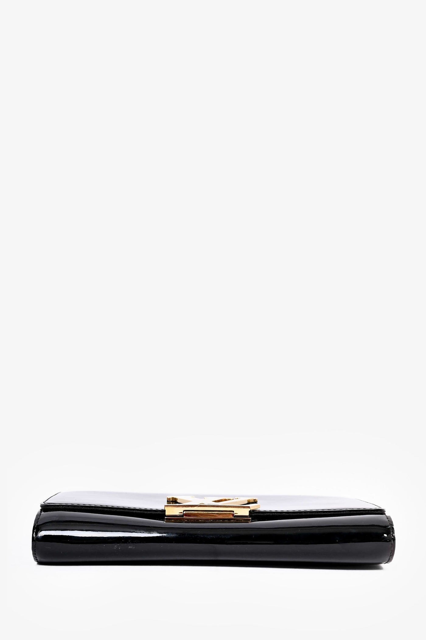 Louis Vuitton Black Patent Leather LV Clutch - Product Image 5