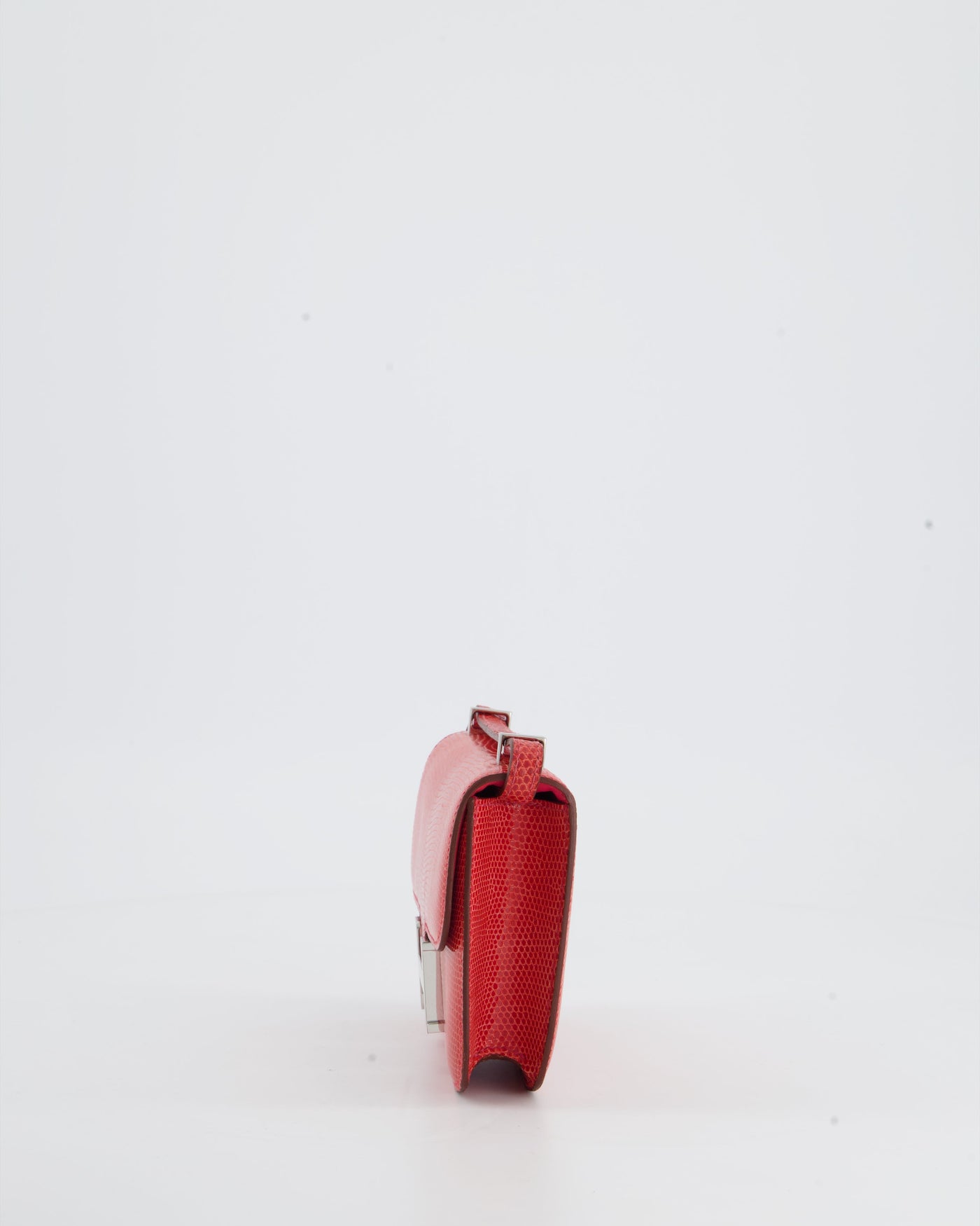*RARE* Hermes Constance II Micro Bag in Rouge Lizard with Palladium Hardware - Product Image 13
