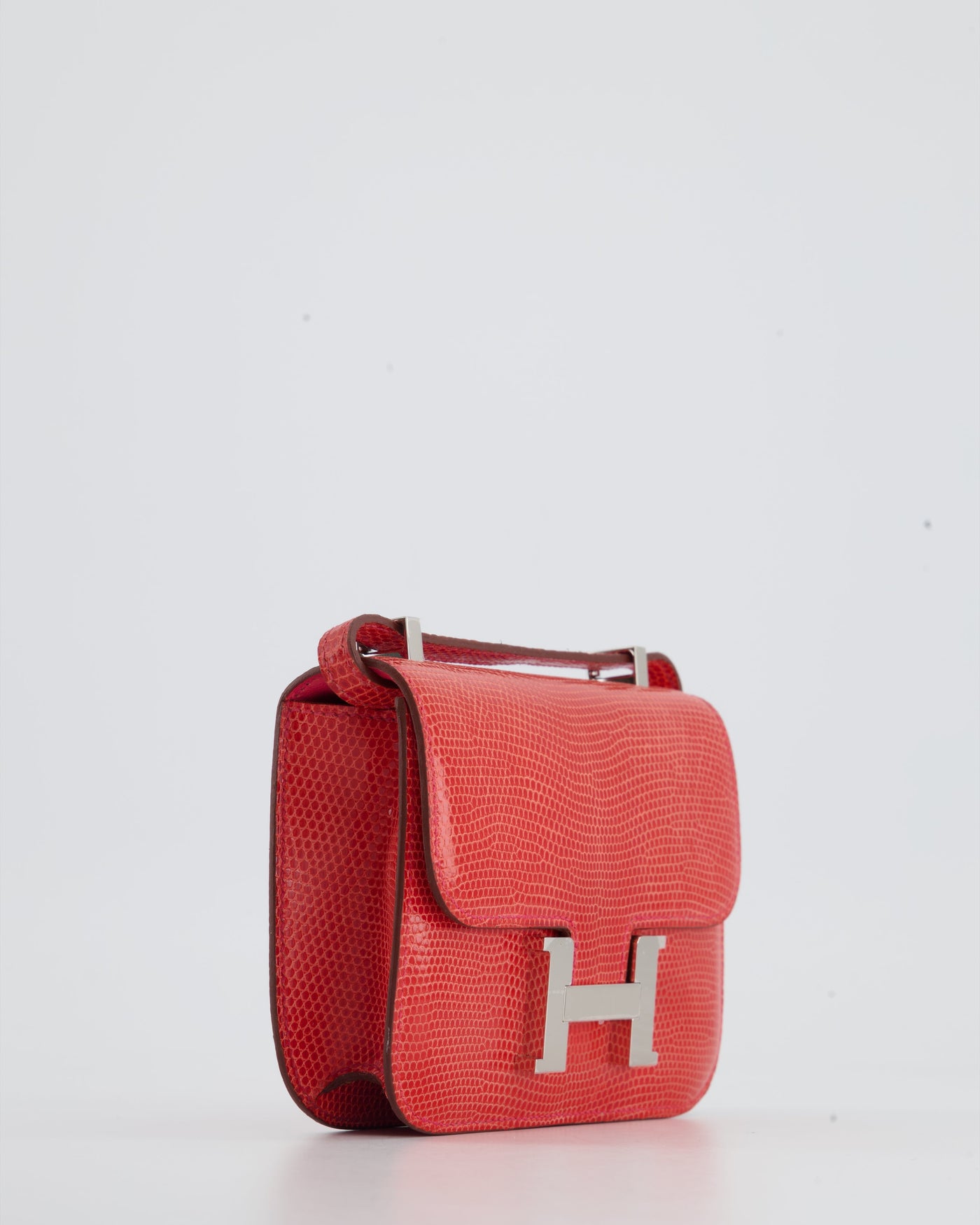*RARE* Hermes Constance II Micro Bag in Rouge Lizard with Palladium Hardware - Product Image 6