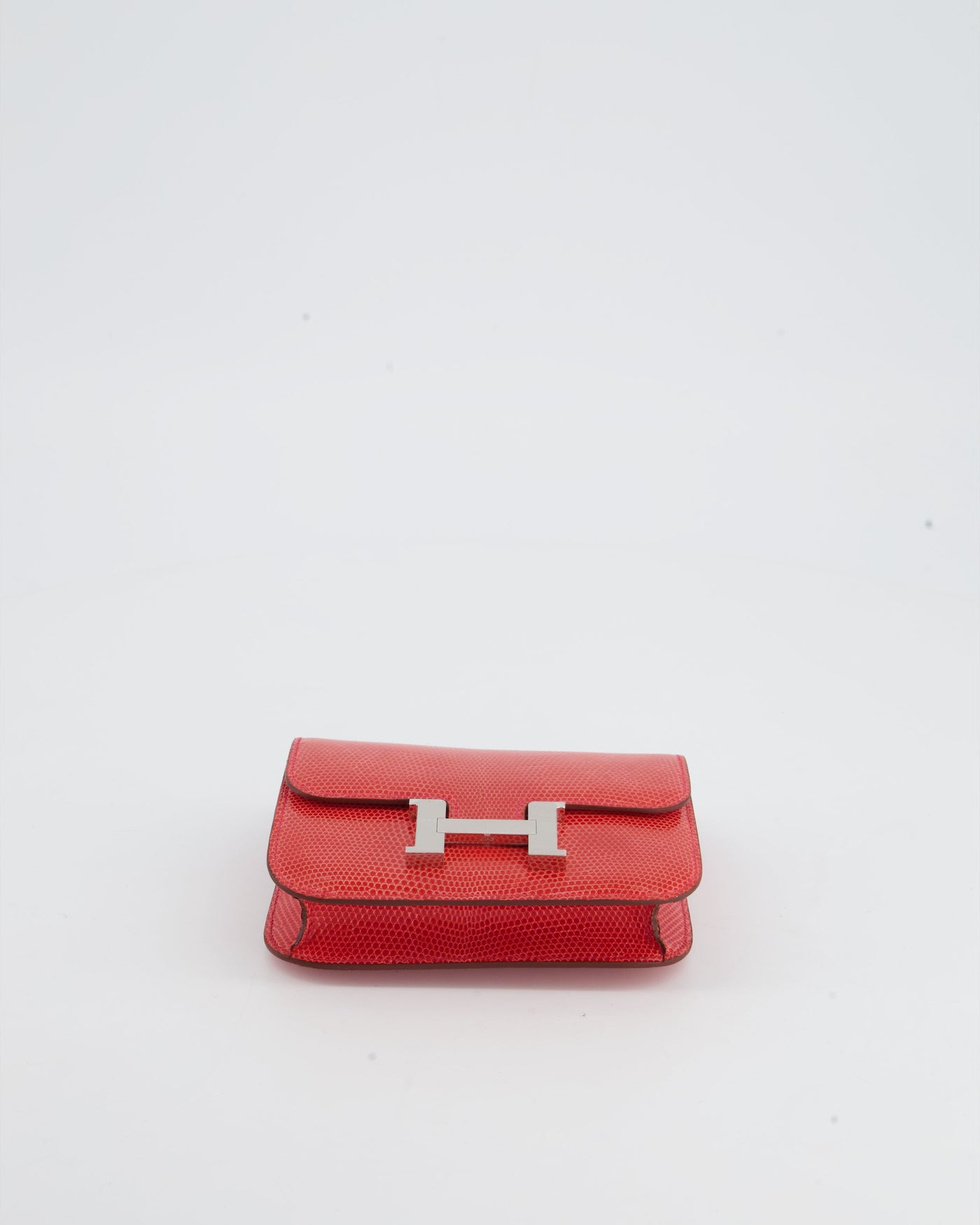 *RARE* Hermes Constance II Micro Bag in Rouge Lizard with Palladium Hardware - Product Image 15