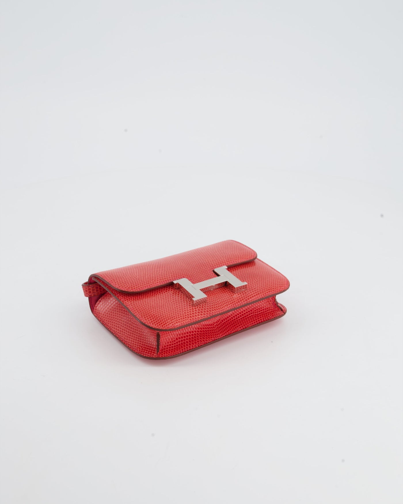 *RARE* Hermes Constance II Micro Bag in Rouge Lizard with Palladium Hardware - Product Image 16