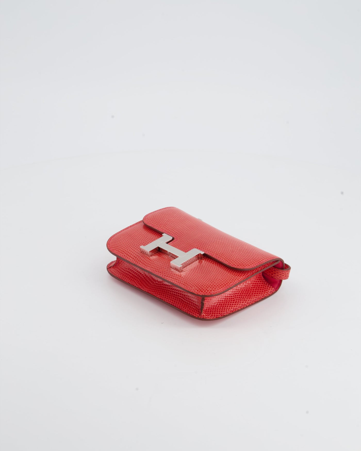 *RARE* Hermes Constance II Micro Bag in Rouge Lizard with Palladium Hardware - Product Image 17