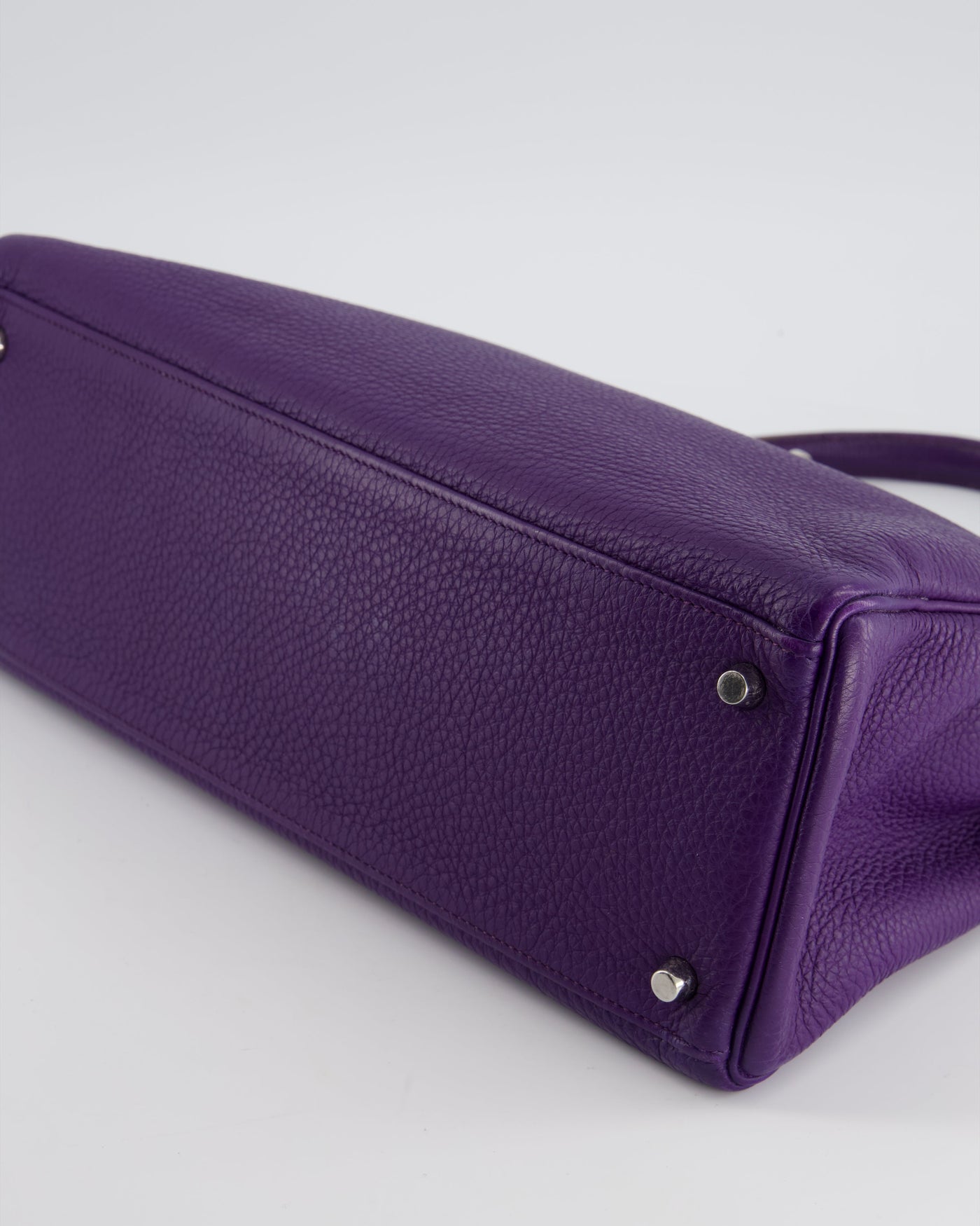 Hermes Kelly 35 Retourne Bag in Iris Togo Leather with Palladium Hardware - Product Image 20