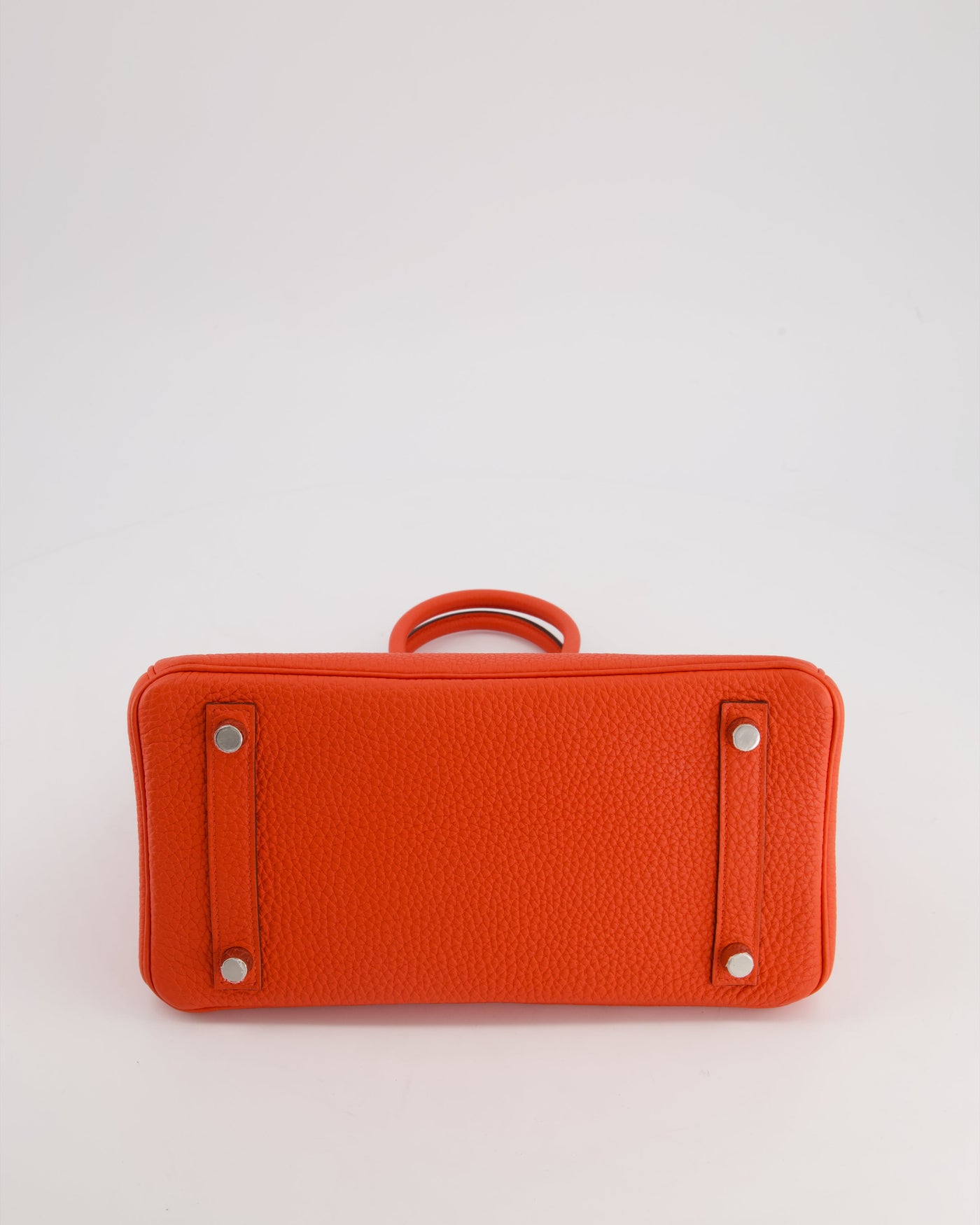 Hermes Birkin 25 Retourne Bag in Capucine Togo Leather and Palladium Hardware - Product Image 21
